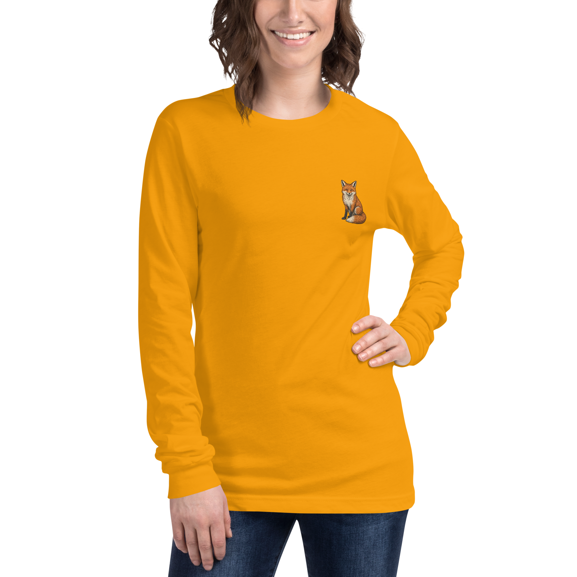 unisex-long-sleeve-tee-gold-front-6abd49586c88f.png