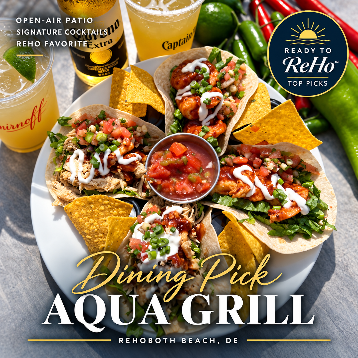 Aqua is one of Rehoboth Beach’s longtime LGBTQ+ gathering places, combining an open-air bar and grill with cocktails, entertainment, and a lively social atmosphere just off the boardwalk. 