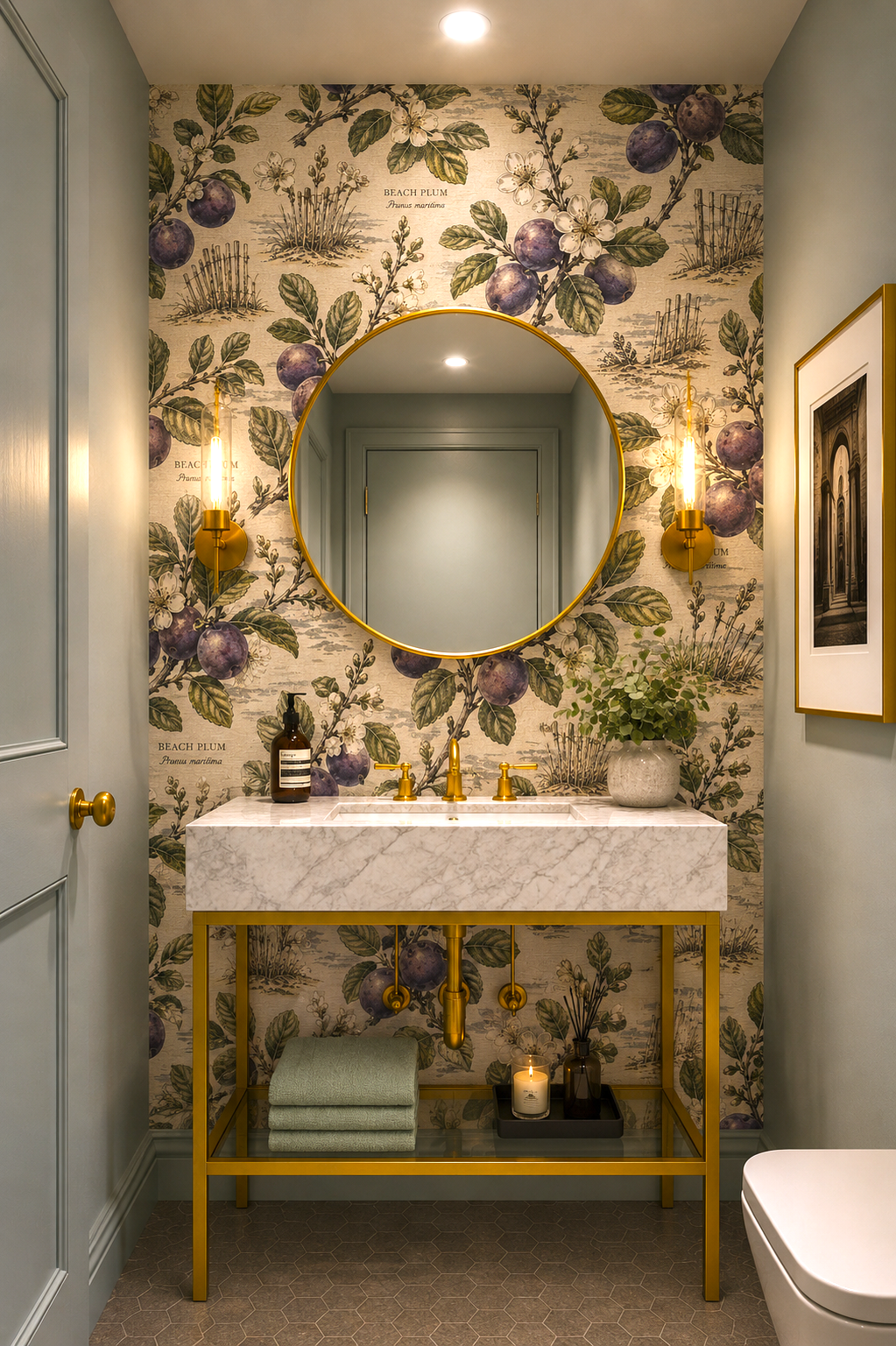Beach Plum Powder Room Accent Wallpaper.png