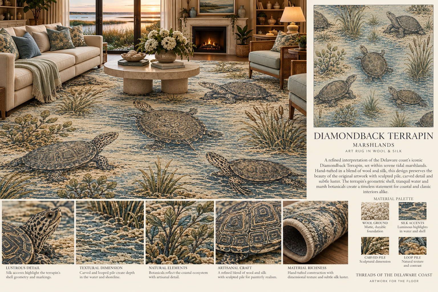 Diamondback Terrapin Artisnal Rug.png