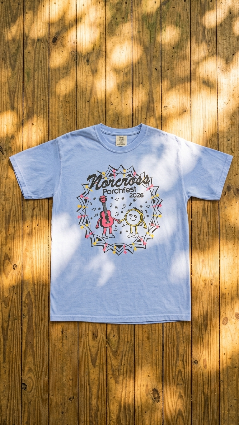 Norcross Porchfest - Shirt - Doodle 3.png