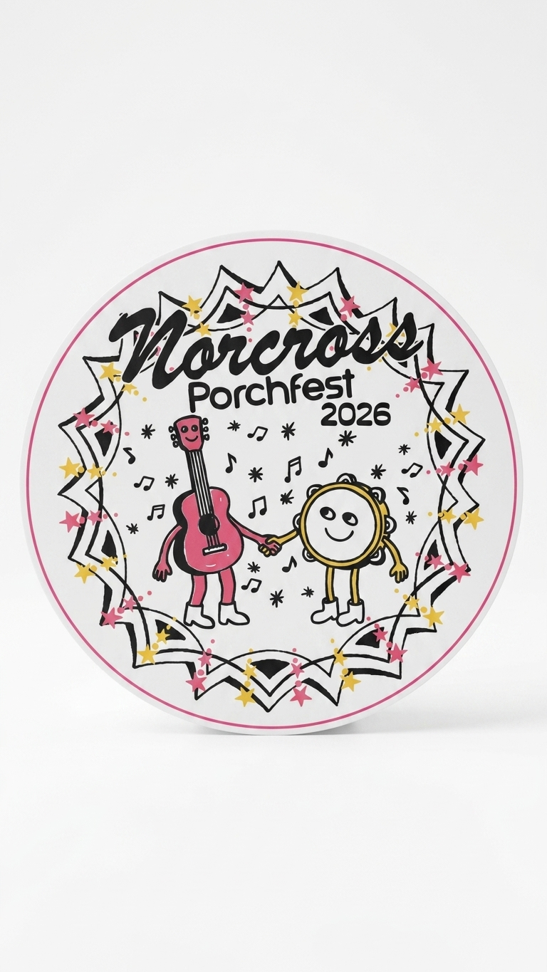 Norcross Porchfest - Sticker - Doodle 0.png