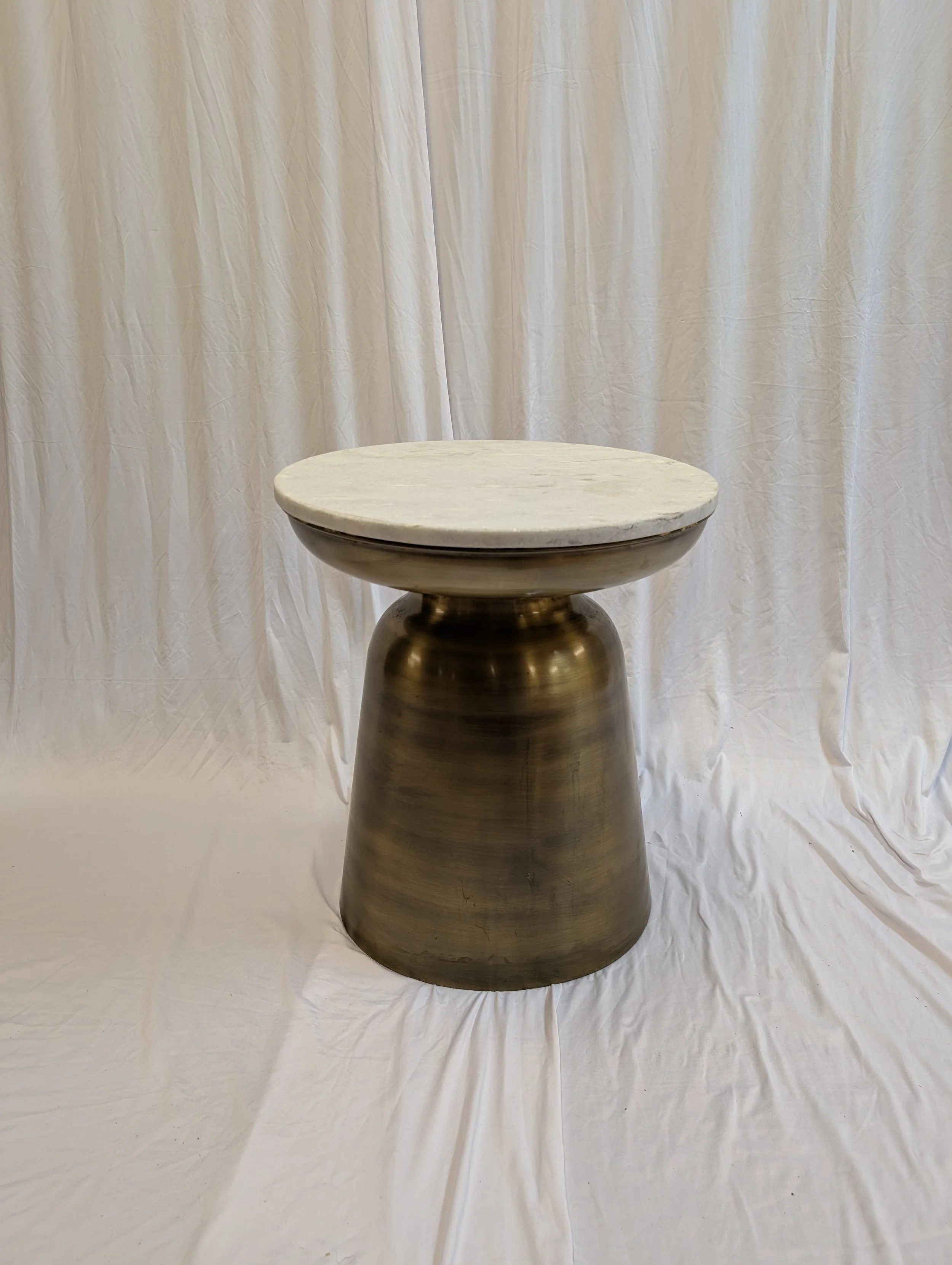 Gold Marble Side Table