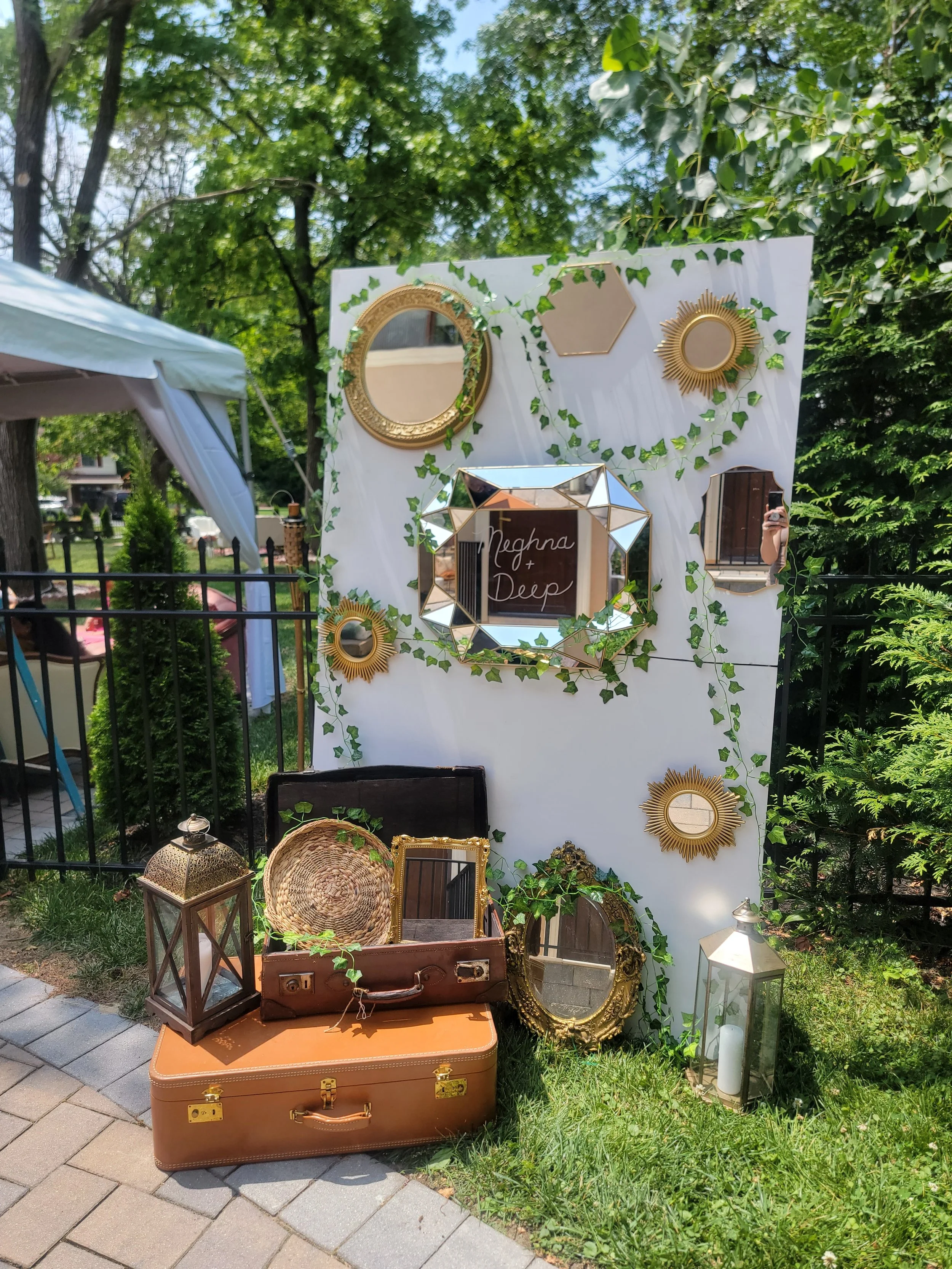 White wall vintage luggage mirrors.jpg