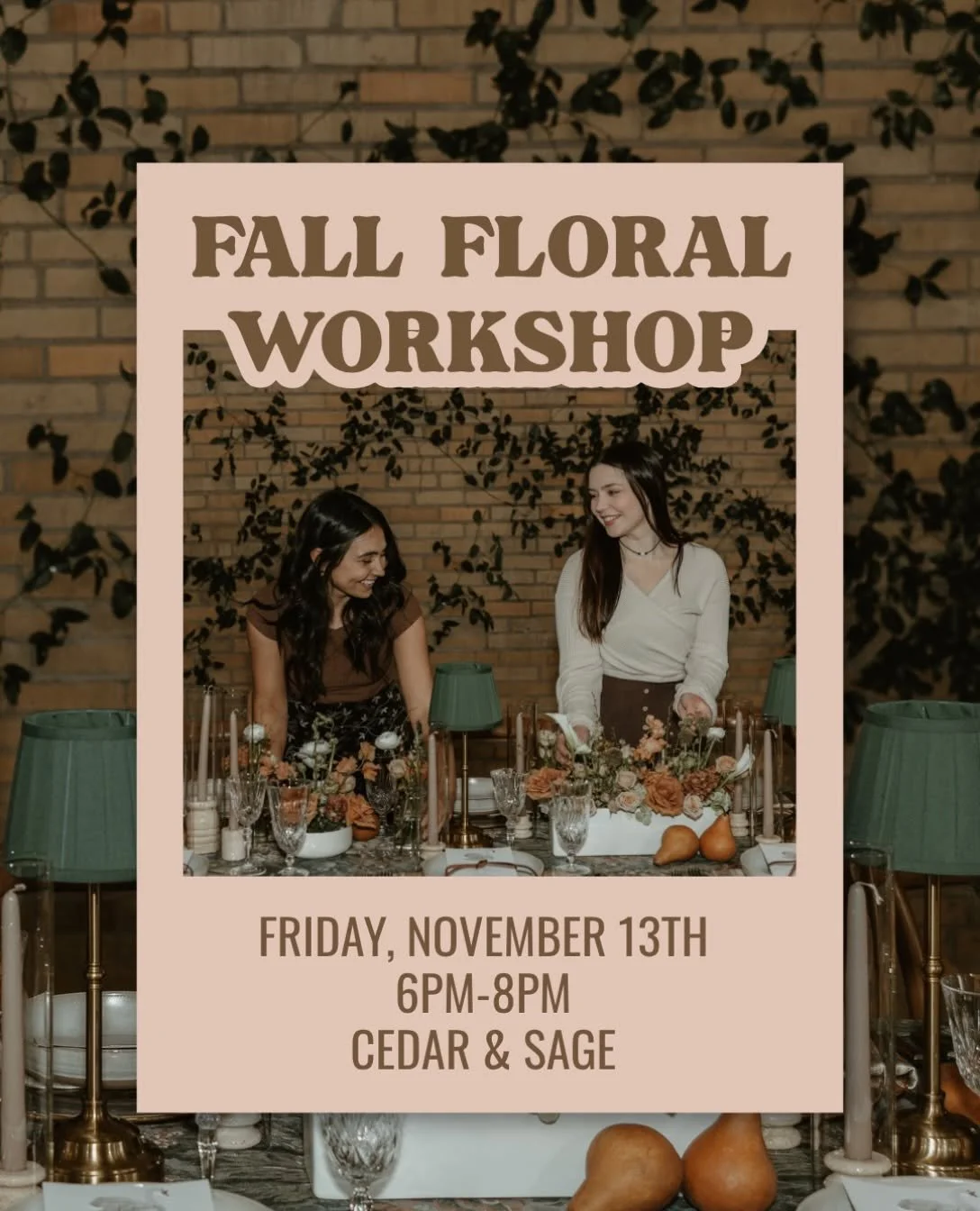 Fall Floral Workshop