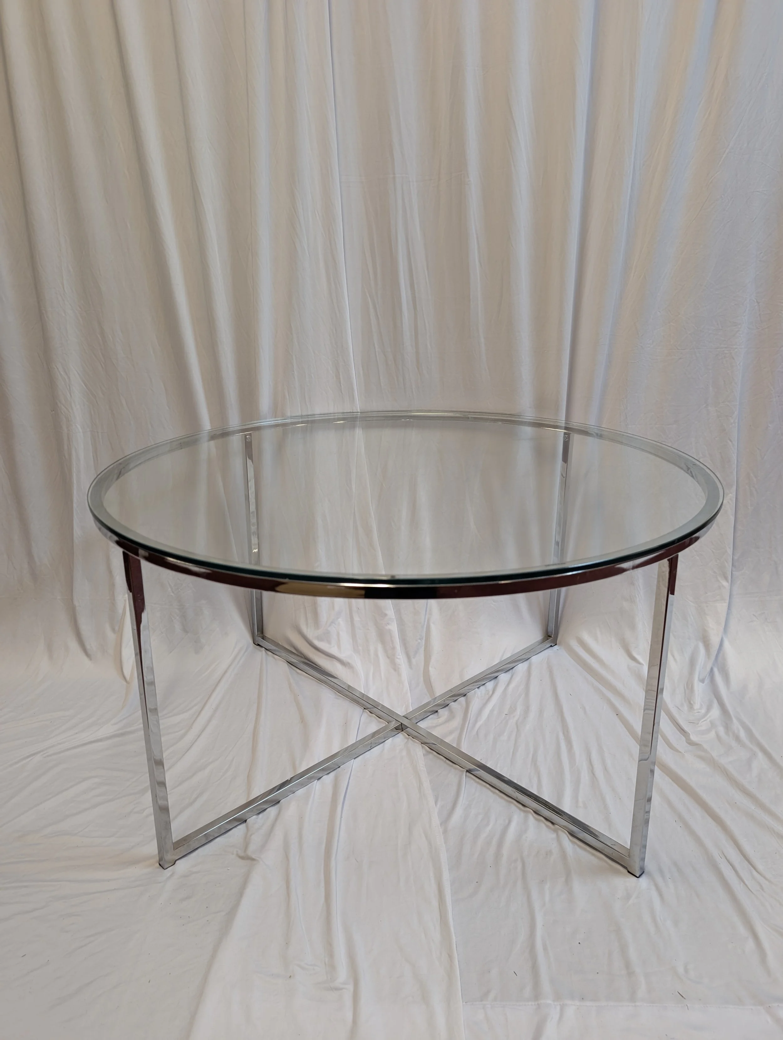 Silver Glass Coffee Table