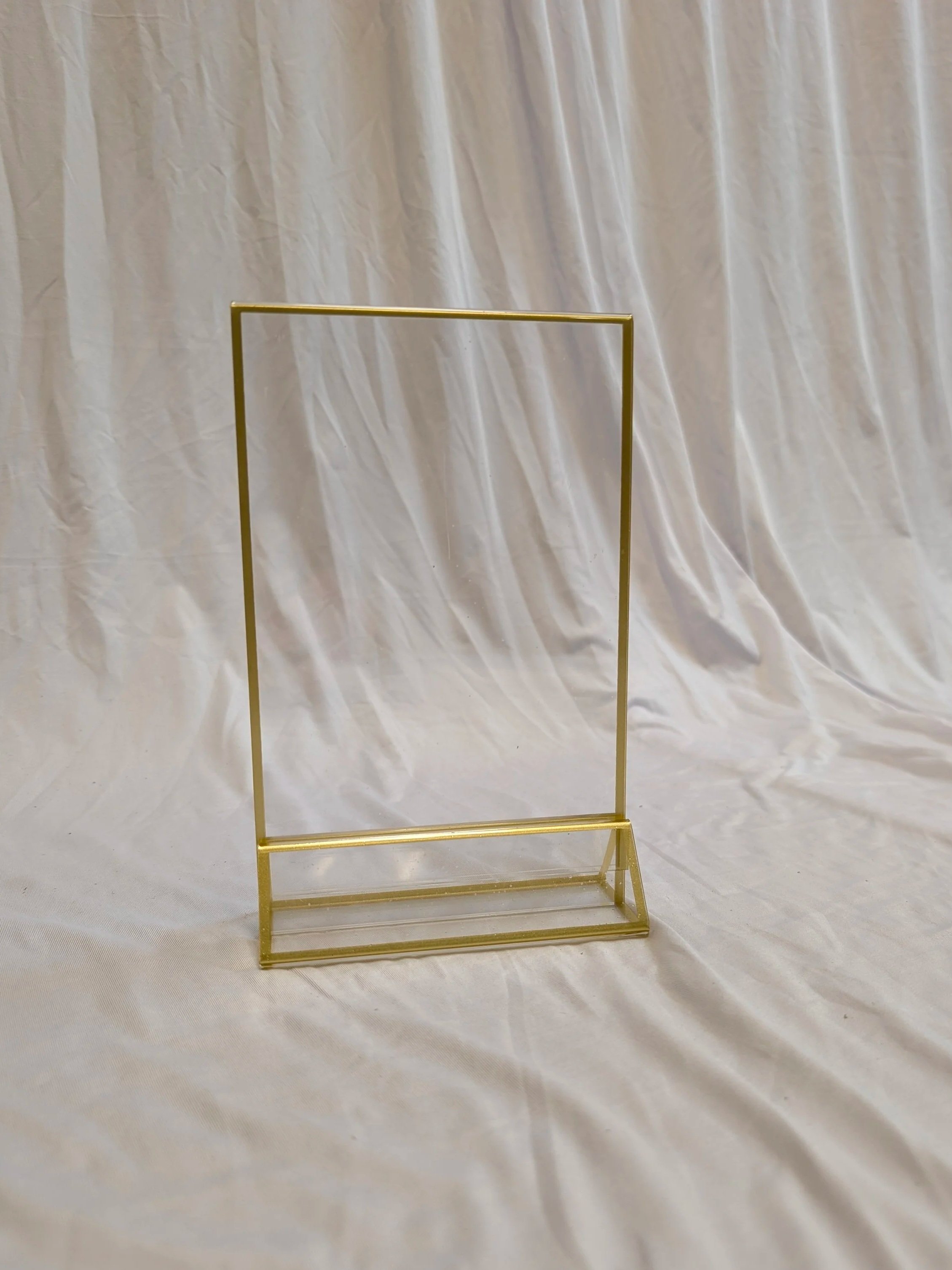 Gold Trim Acrylic Frame