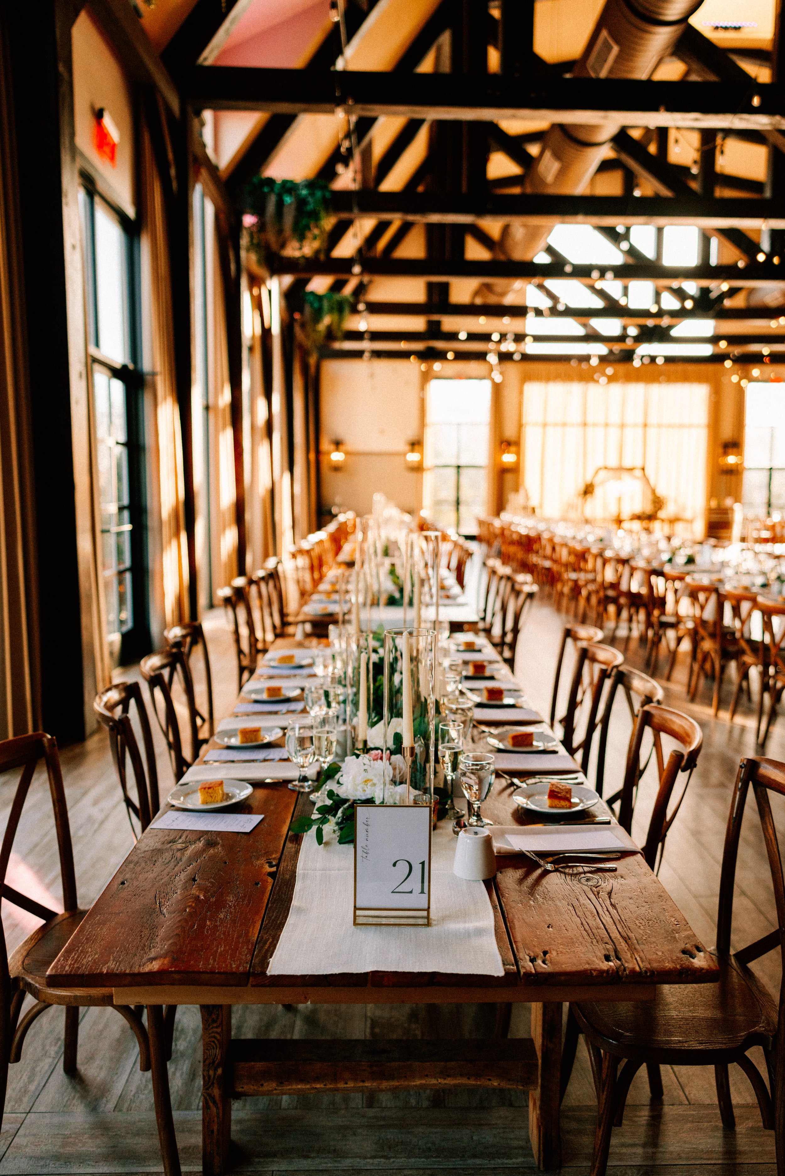 Gold Frame Table Numbers