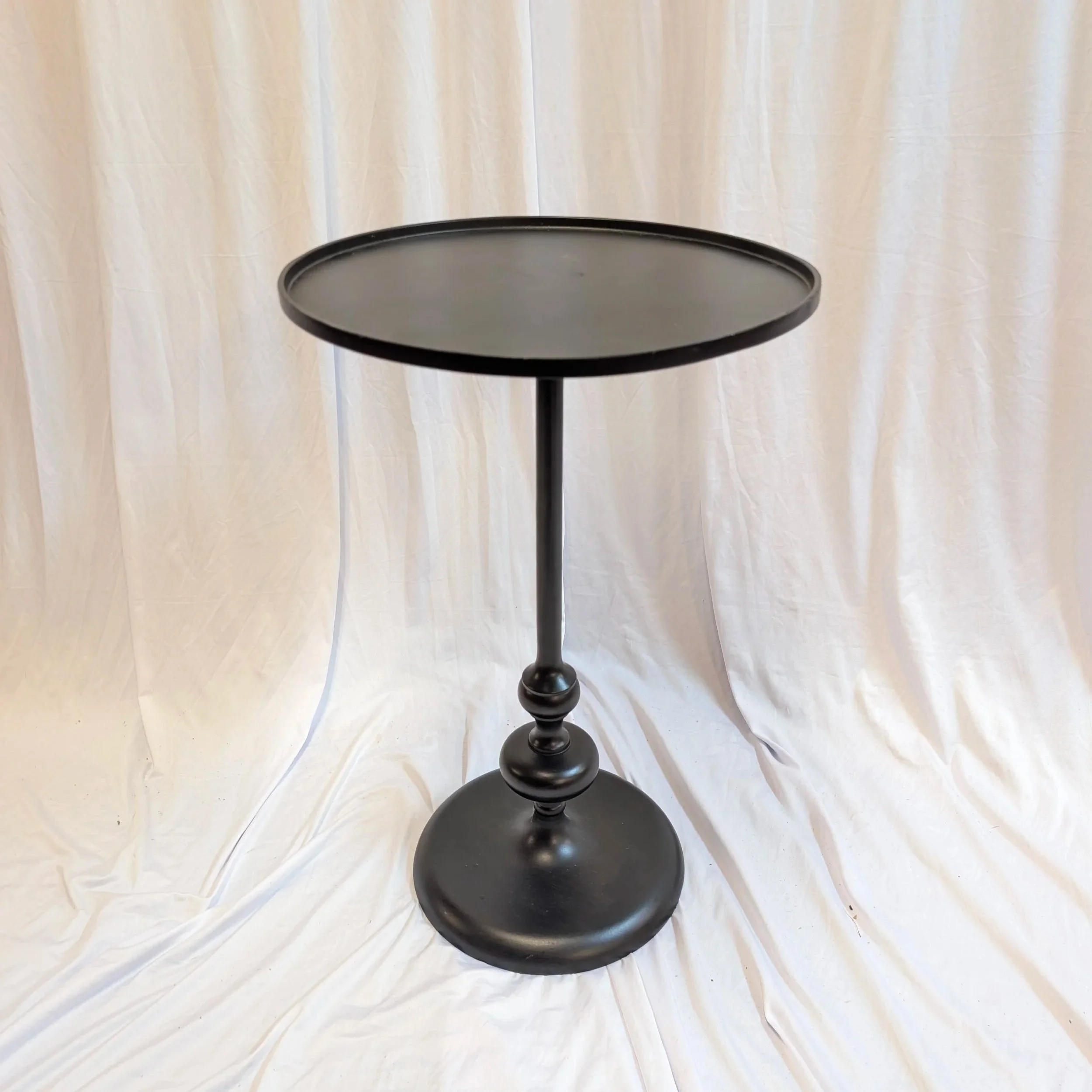 Black Spindle Side Table