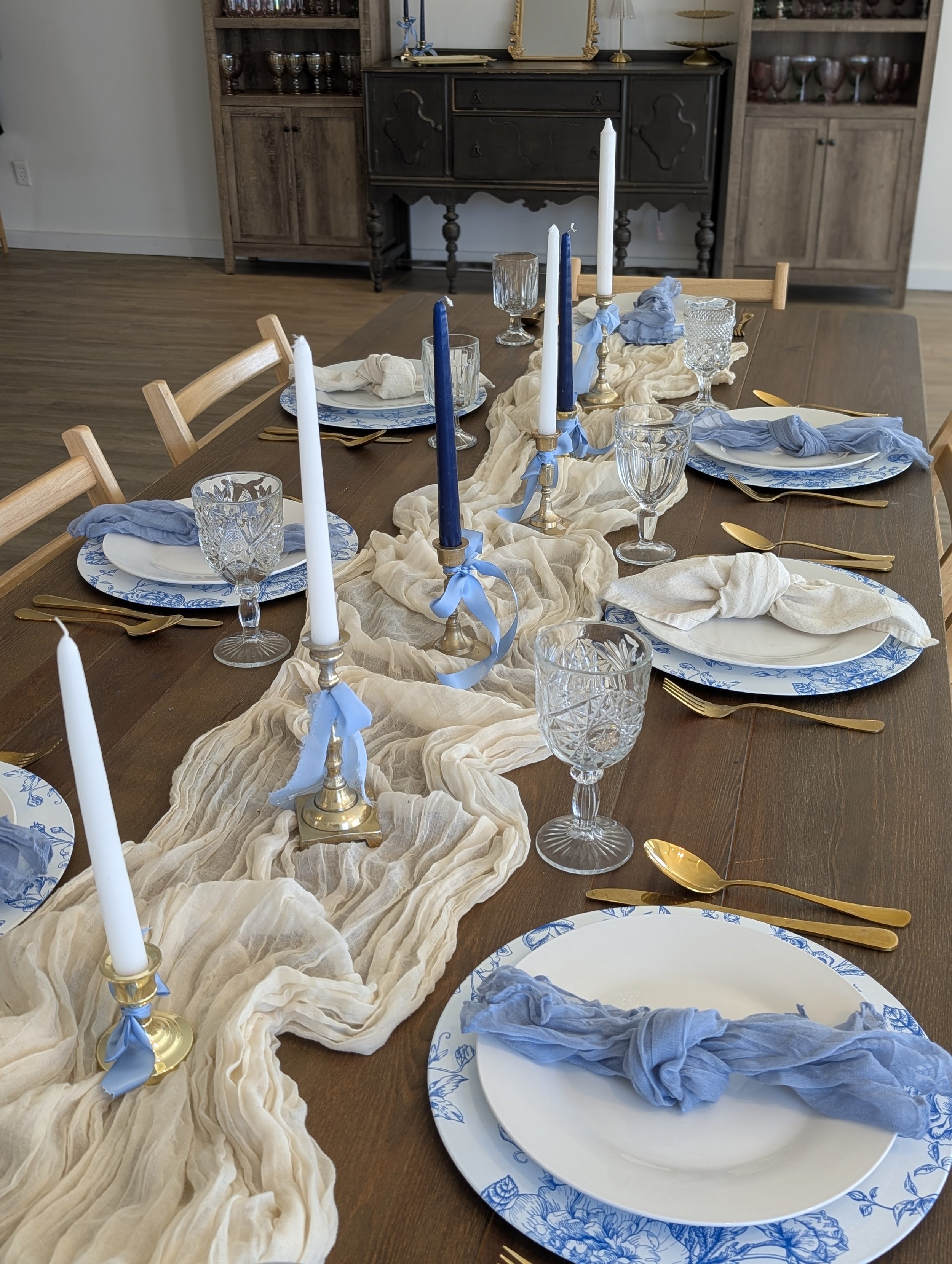 Blue Bow Baby Shower