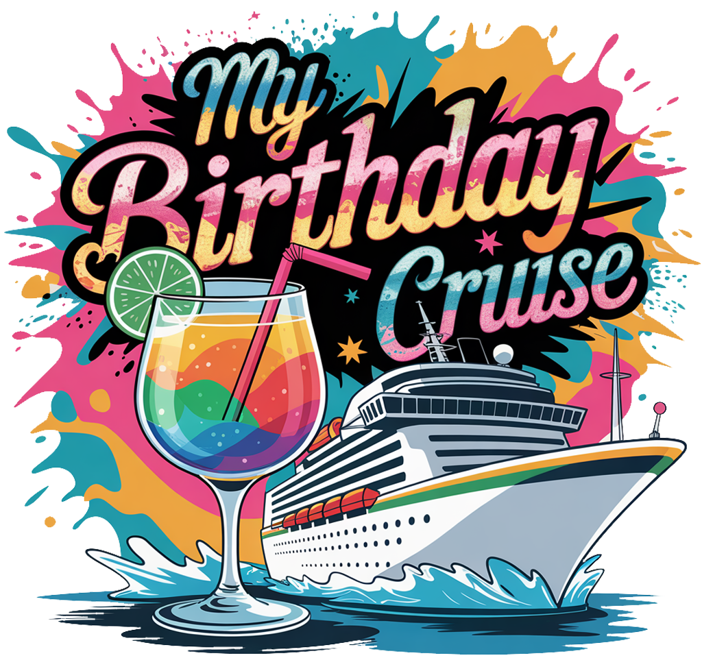 Cruising124-My Birthday Cruise 10"x10"