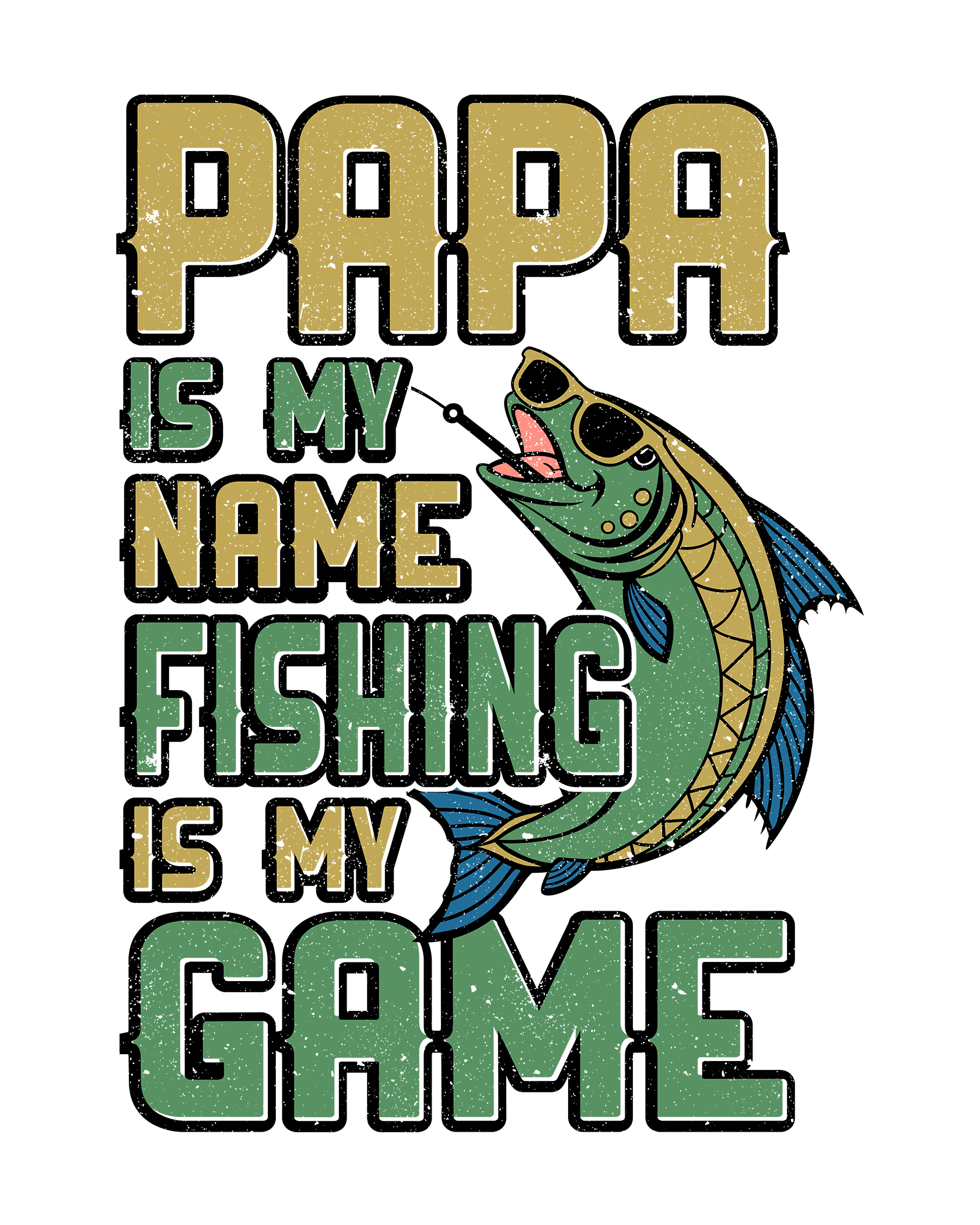 Dadfish026 - 10"x12"