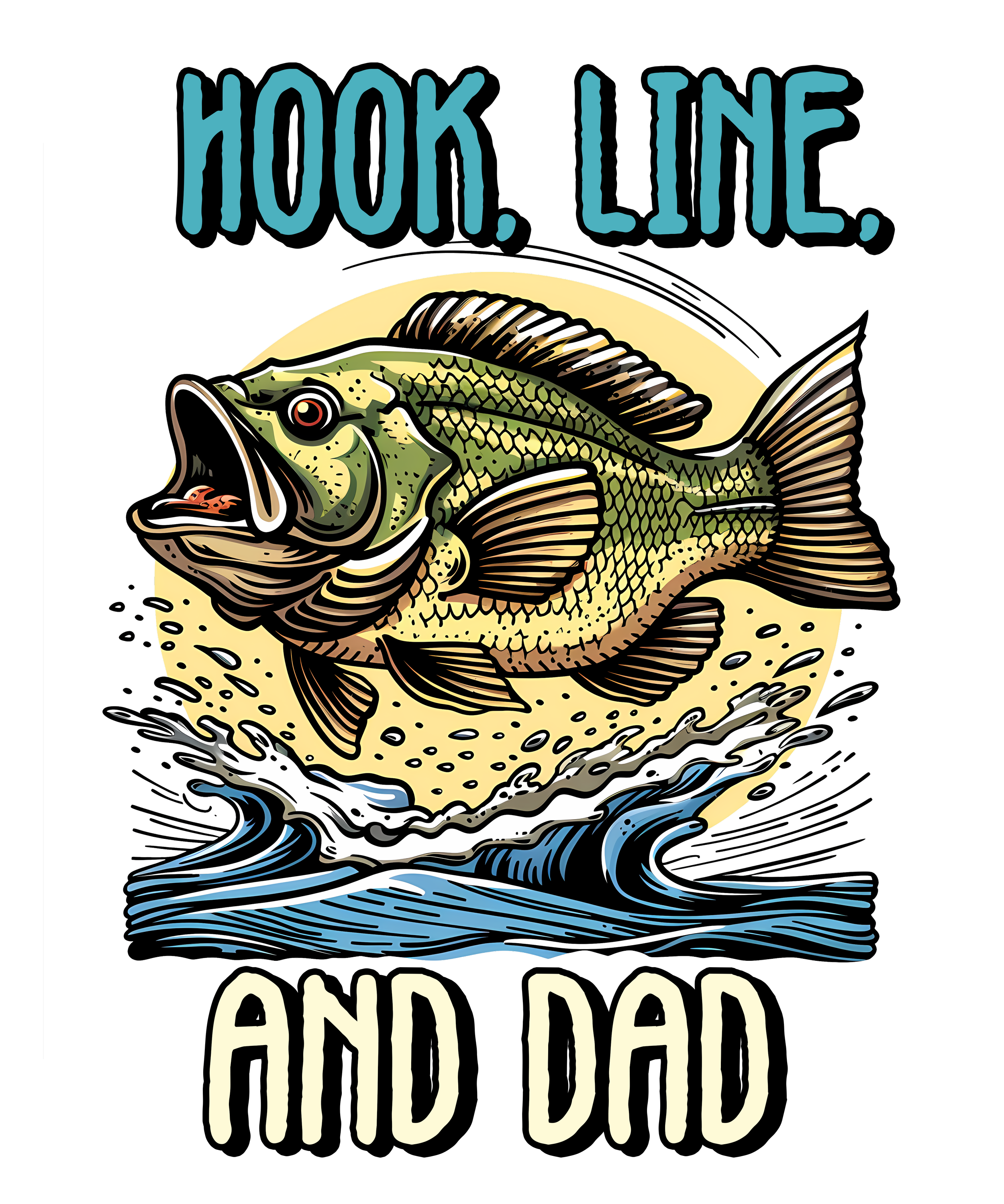 Dadfish019 - 10"x12"