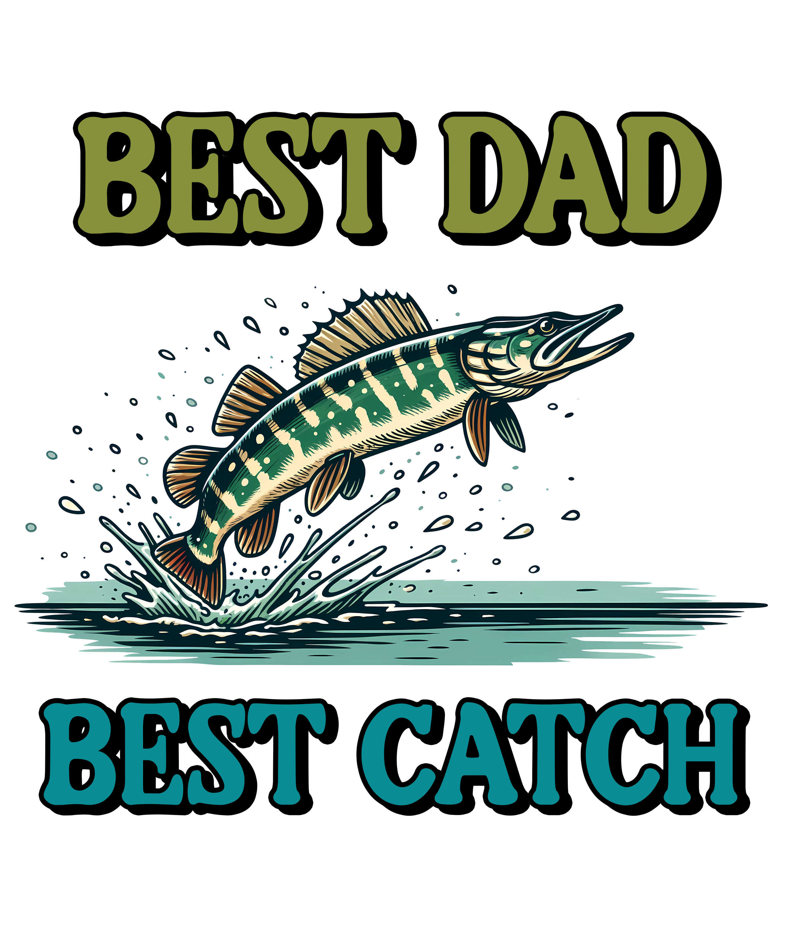 Dadfish002 - 10"x12"