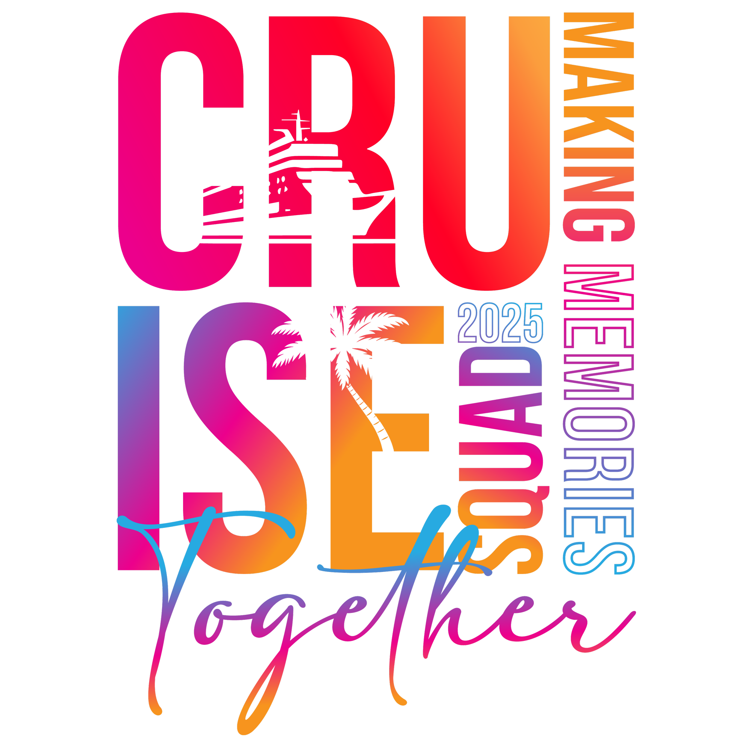 Cruising3-Family Cruise-10"x10"