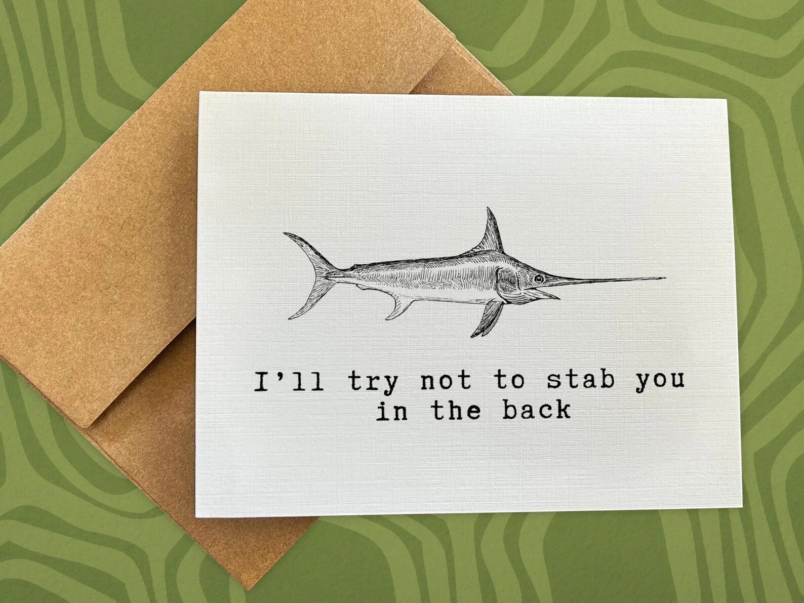 Try Not to Stab You in the Back