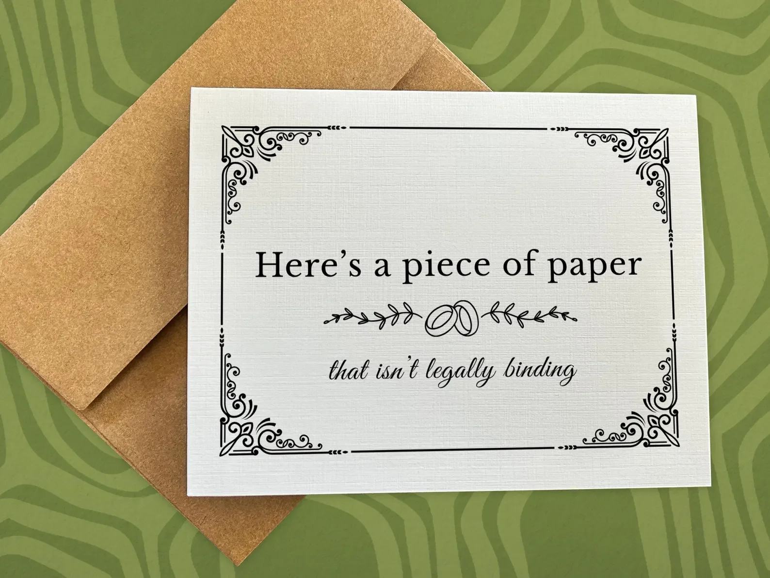 Piece of Paper That Isn't Legally Binding