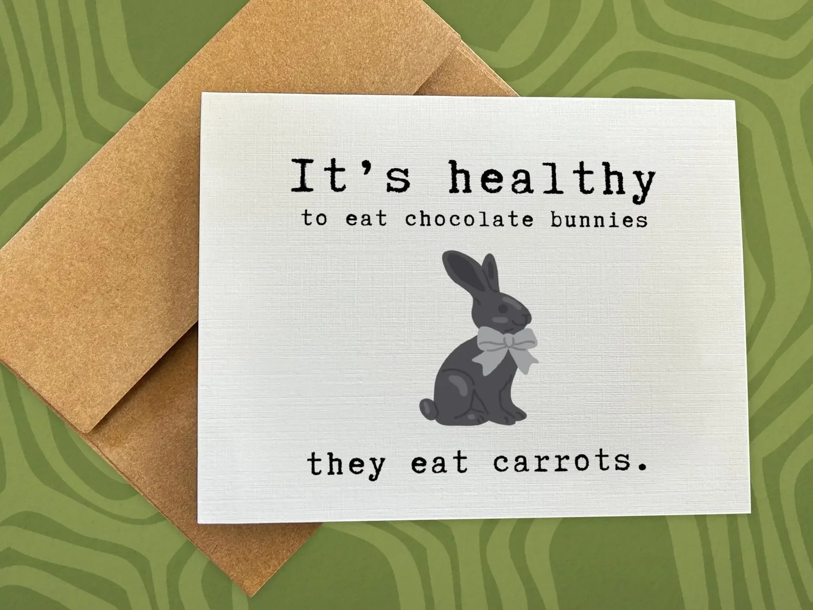 It's Healthy to Eat Chocolate Bunnies
