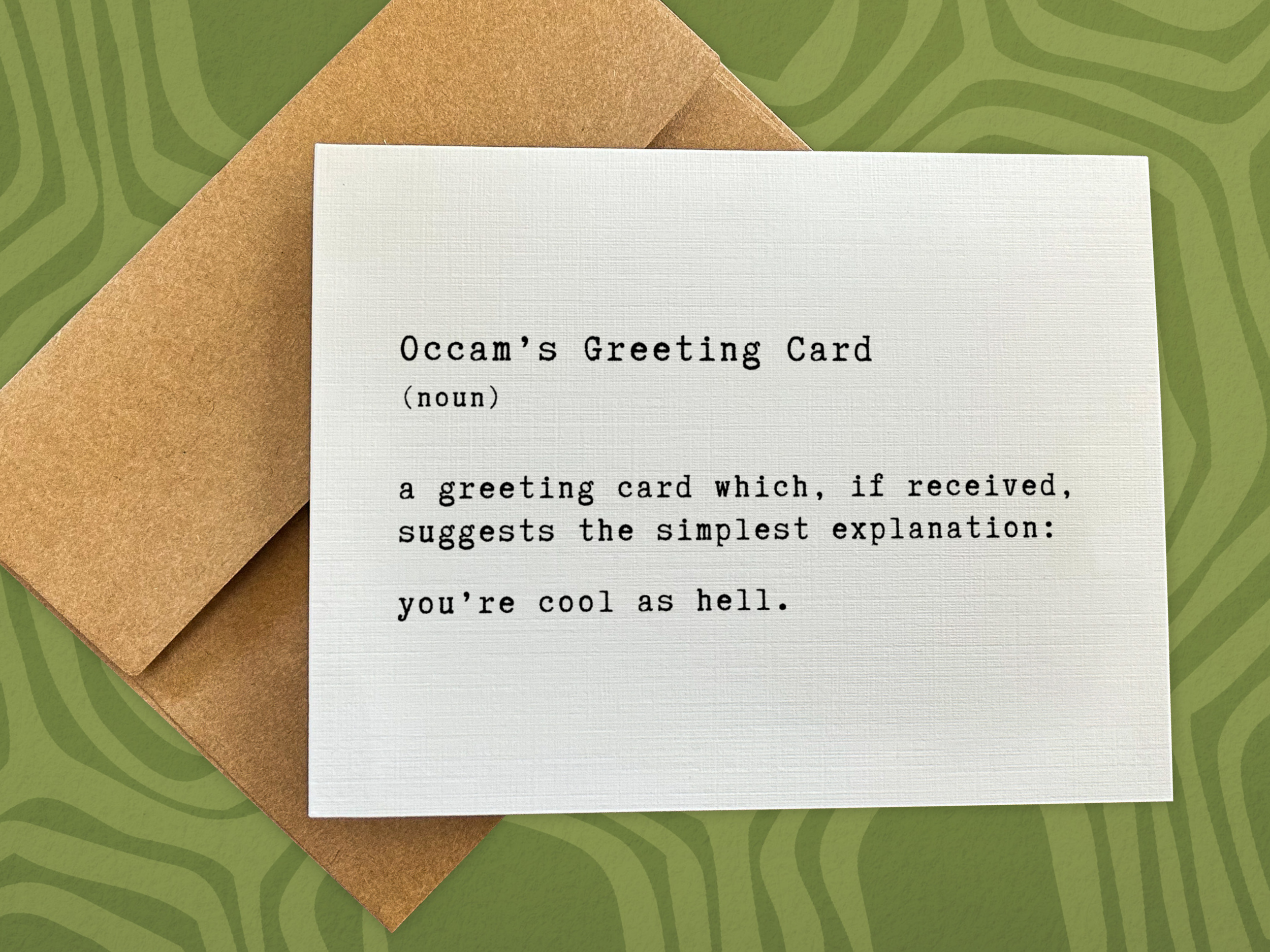Occam's Greeting Card