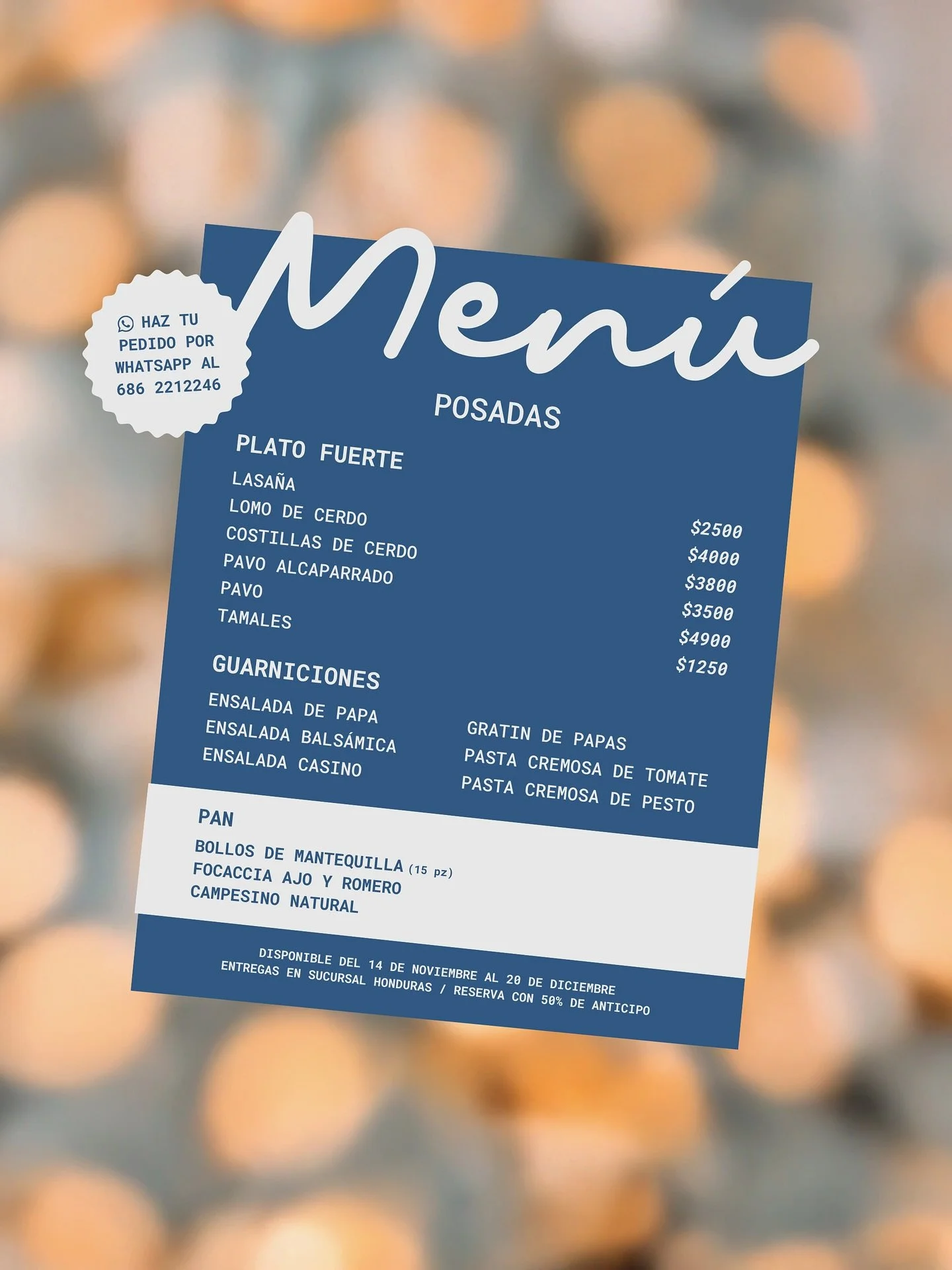 ⭐️ Lleg&oacute; la temporada de posadas y en Creto ya tenemos el men&uacute; especial listo.

Panes, postres y cosas ricas para compartir del 14 de noviembre al 20 de diciembre.

Los pedidos se hacen con 2 d&iacute;as de anticipaci&oacute;n para pode