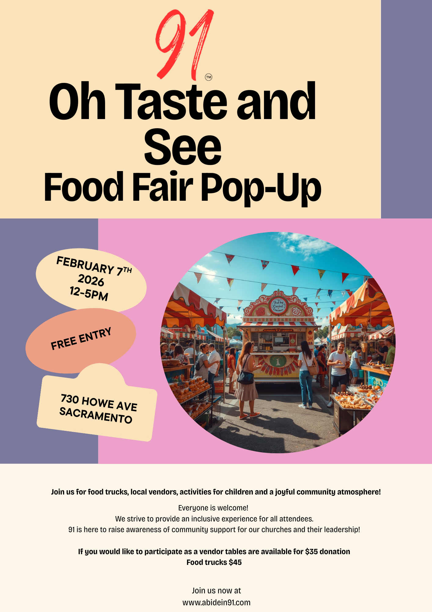Oh Taste and See - Food Fair Pop-Up