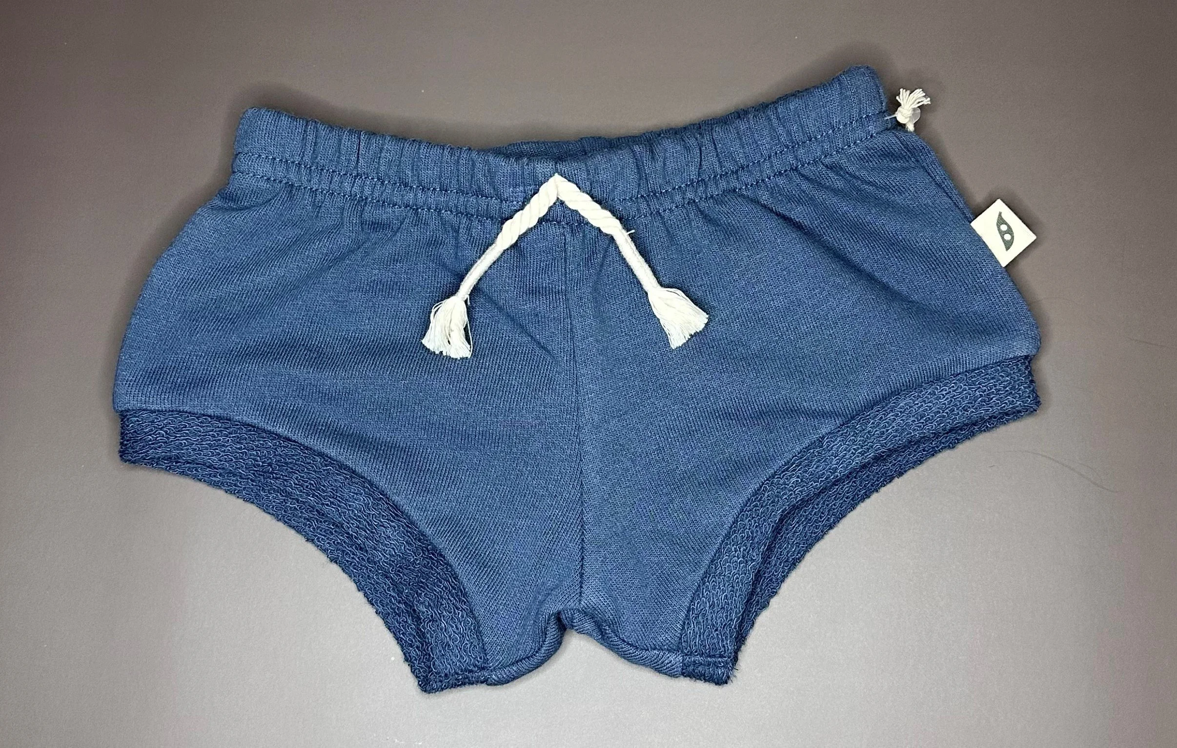 Baby Blue Knit Bloomers / Diaper Cover (3-6 mos)