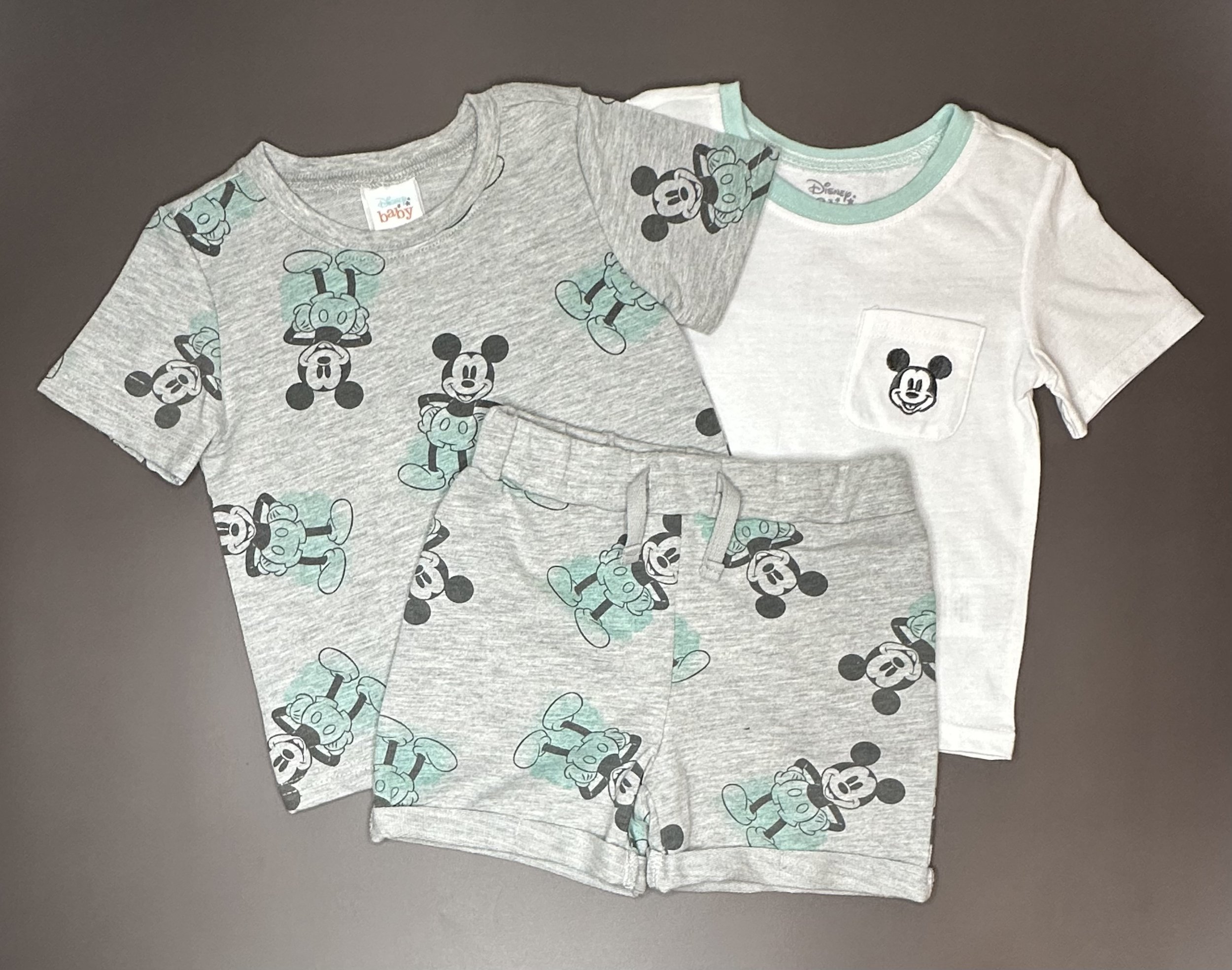 Disney Baby Mickey Mouse 3-Piece Outfit Set (3-6 mos)
