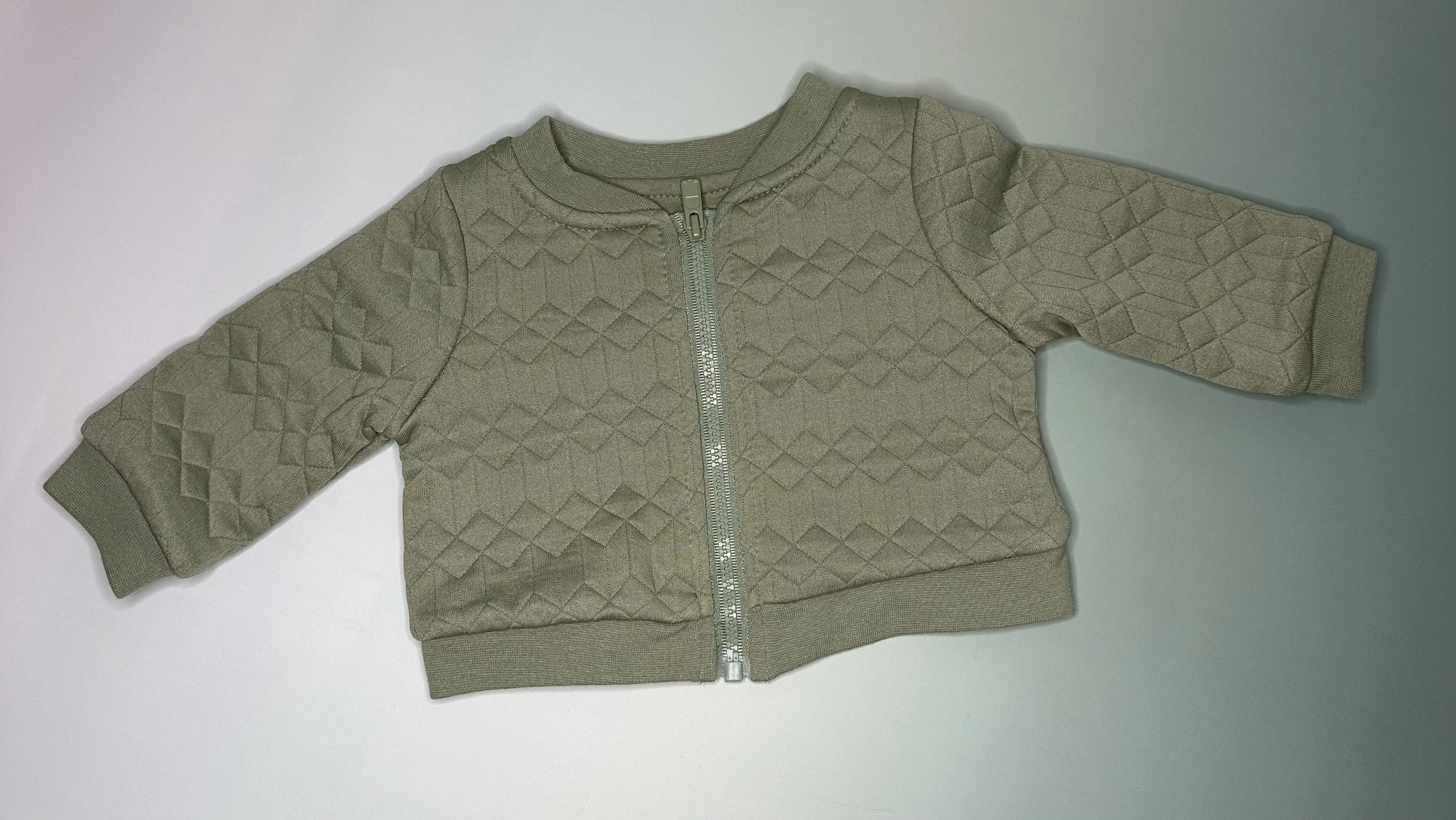 Baby Quilted Zip-Up Jacket (0-3 mos)