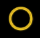 Close-up of a yellow letter 'O' on a dark background.