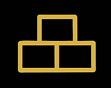 Simplistic icon of building blocks