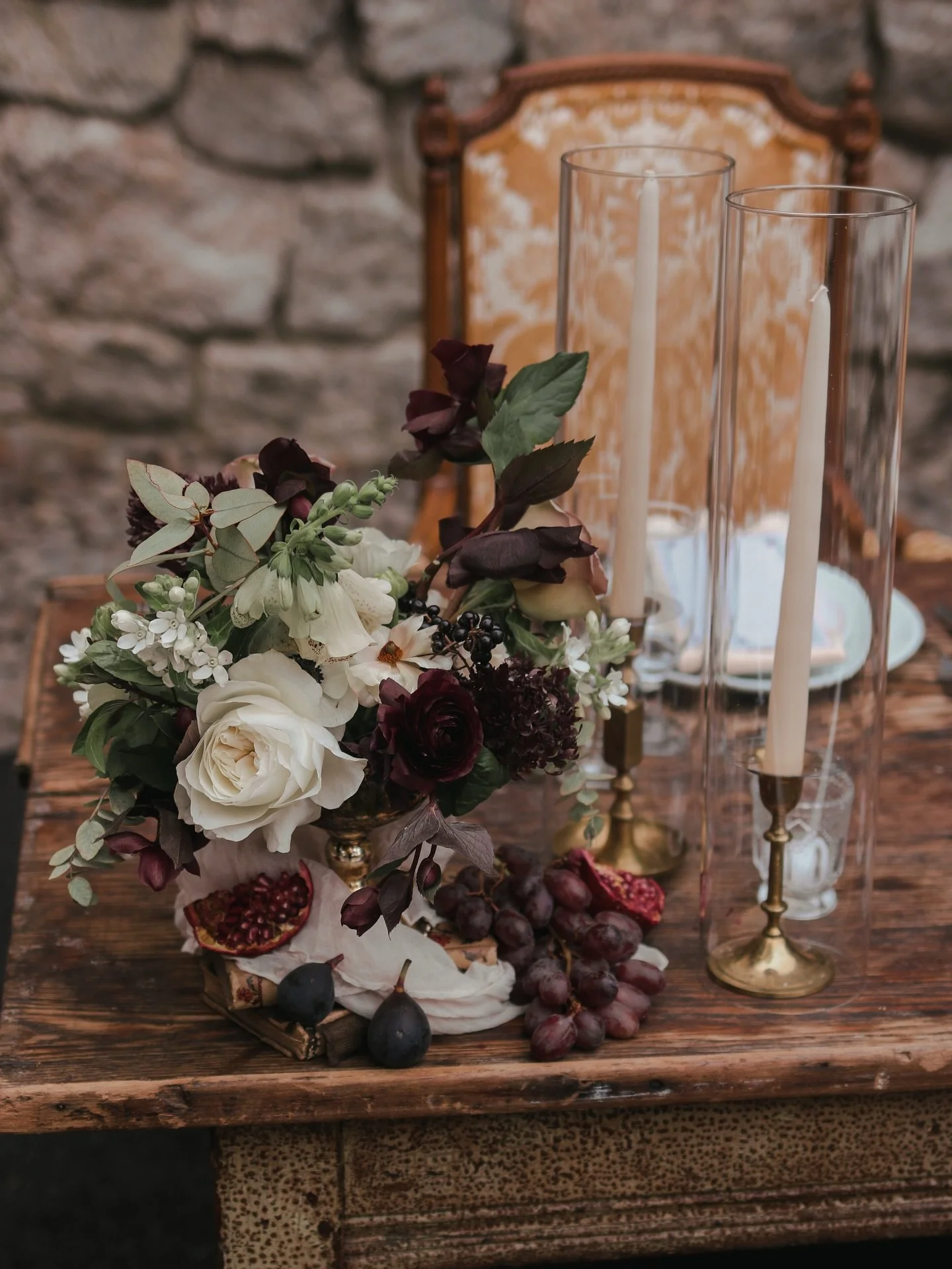 Some of my favorite details from Calvin and Kevin&rsquo;s gorgeous Arrow Park wedding. ✨ 🍇 

I love when a couple&rsquo;s vision aligns so seamlessly with my own aesthetic. This design was such a joy to create &amp; every element they chose compleme
