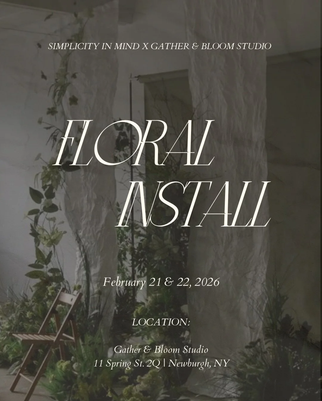 It&rsquo;s that time of year again 🥀✨ We&rsquo;re back with our annual immersive floral installation! 

This years installation brings early spring indoors through layered paper backdrops, suspended botanicals, and meadow-style florals in soft peach