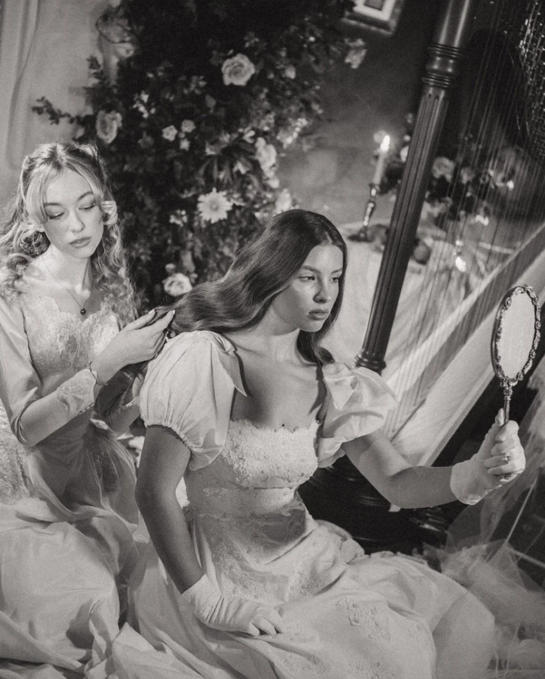 From our Midwinter Reveire 🥀✨

I&rsquo;ve always been drawn to Dutch Masters still life paintings - the way the florals fall heavy from the shadows, the glow of candlelight against silk, the richness, the mood, the drama.

For this shoot, I wanted t