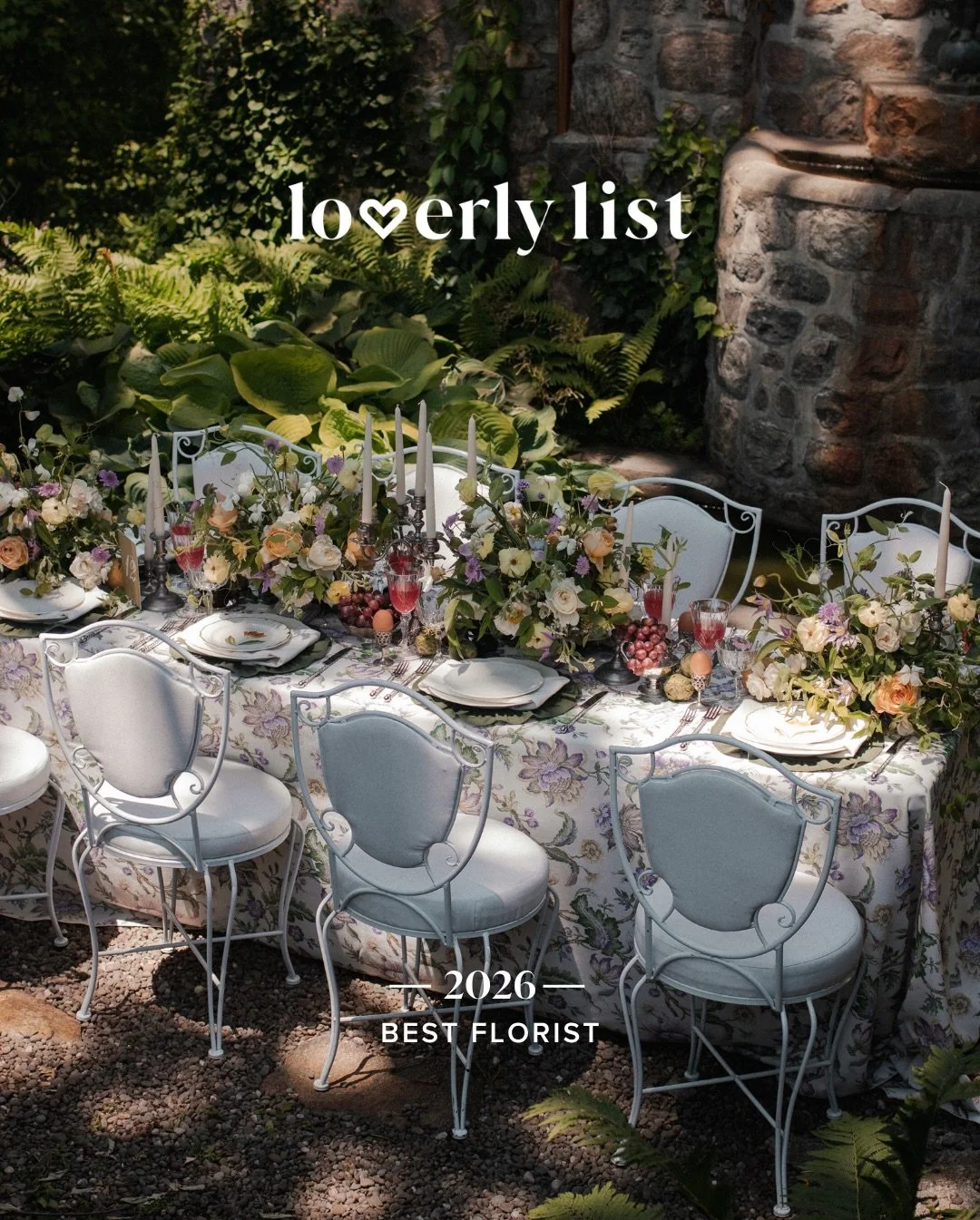 So grateful to be named to The Loverly List &ldquo;Best Wedding Florists Across the US&rdquo; for the second year in a row 🤍

To be included alongside so many talented people on this list is an honor. I&rsquo;ve always loved what @loverly does, and 