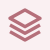 Icon representing layered documents or books with a cancellation mark.