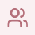 A stylized pink question mark with a small pink dot underneath it.