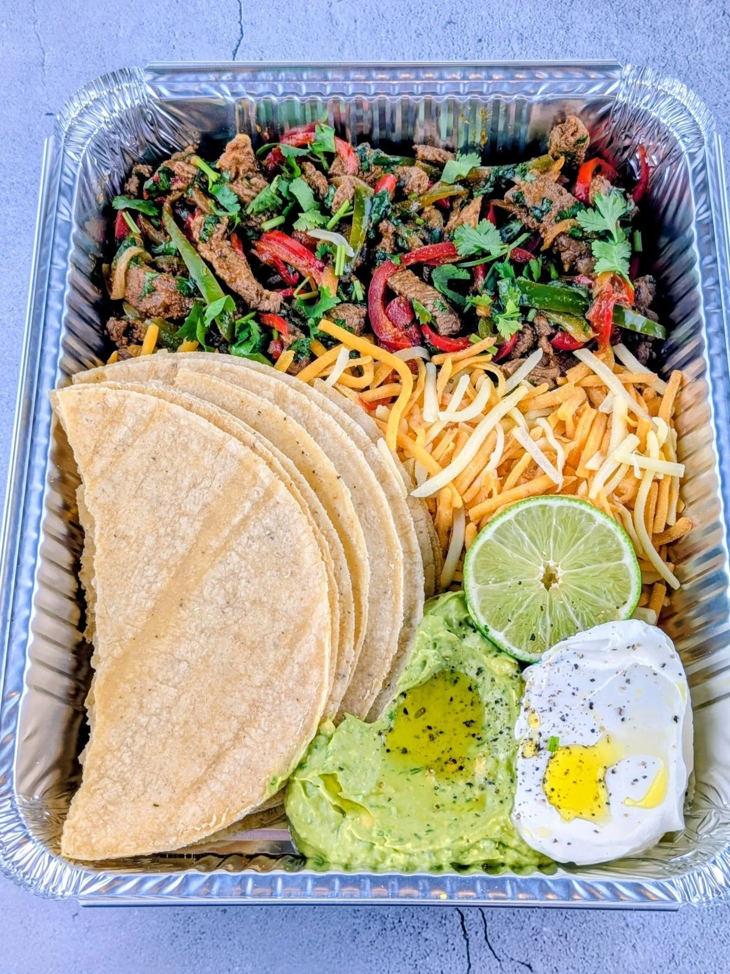 Here&rsquo;s an example of a dish one of our customers asked for 👇

Beef fajitas with warm corn tortillas, fresh guacamole &amp; sour cream 🔥

Long day at work? The last thing you want to do is cook. That&rsquo;s where **Artisan Meals Company** com
