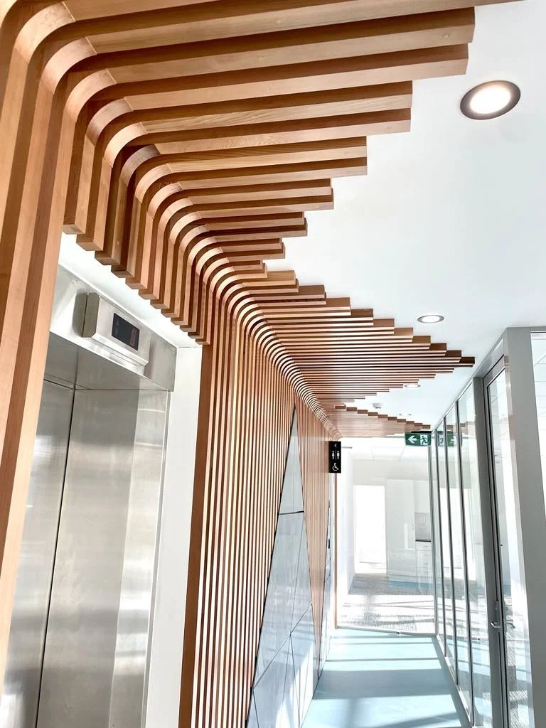 Builder installed bespoke architectural intricate joinery, with a high-end finish.