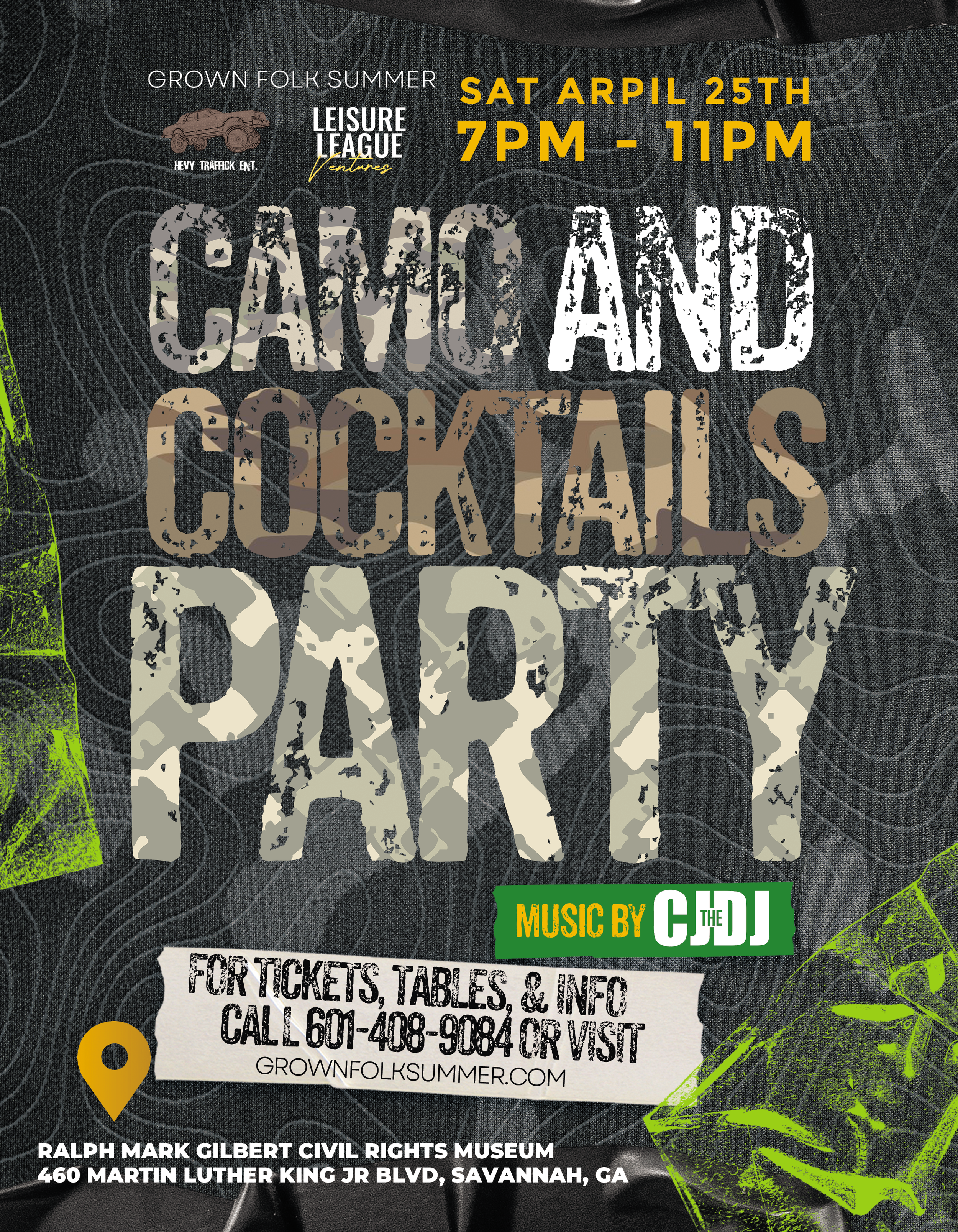 CAMO & Cocktails Party