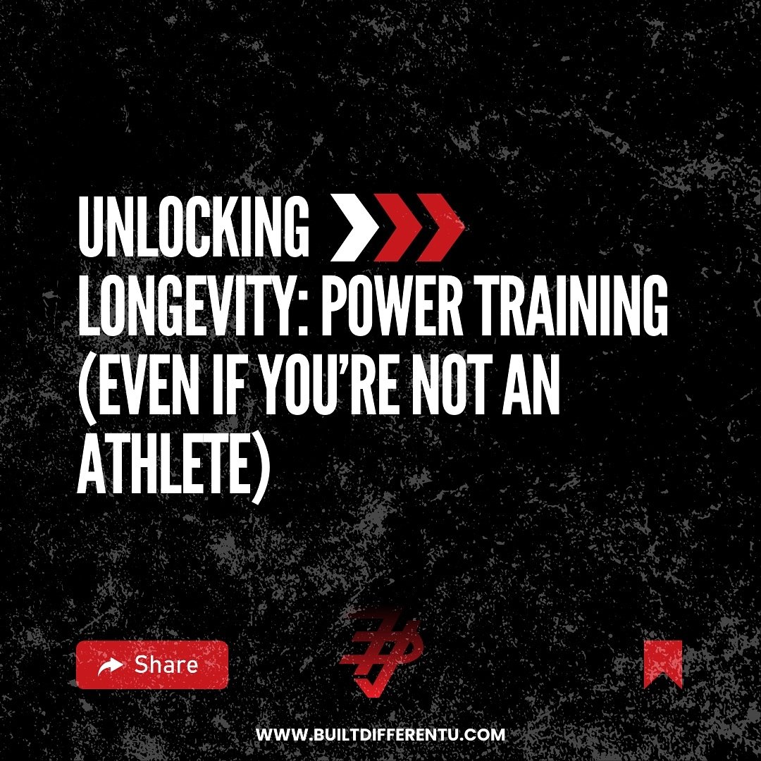 Think power training is just for athletes? Think again. 👀 It&rsquo;s the key to staying quick, strong, and independent as you age.

💻 Read the full article at https://builtdifferentu.com/blogs/bdu-articles Your future self will thank you. #PowerAnd
