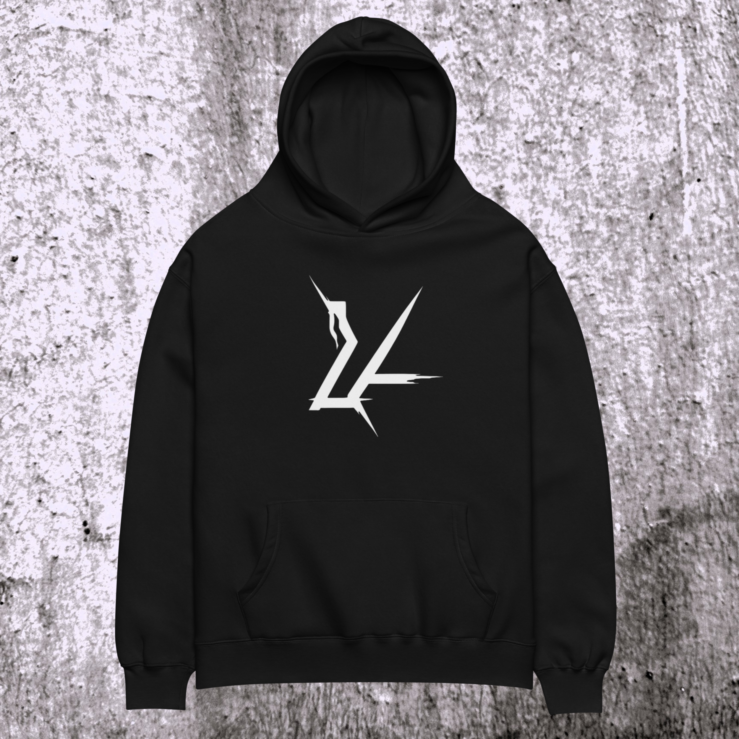 LOWLIFE Oversized Hoodie — Black