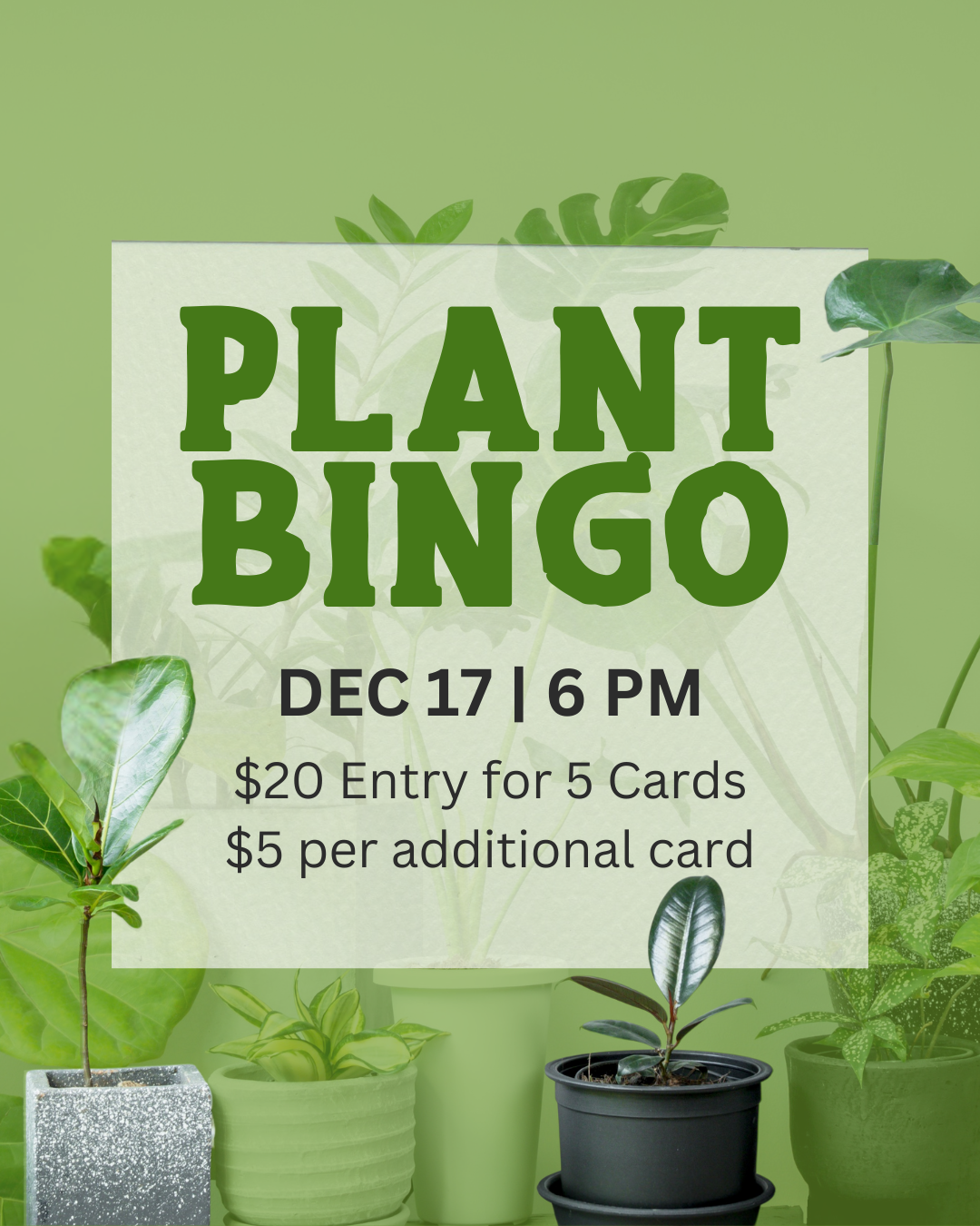 Plant Bingo