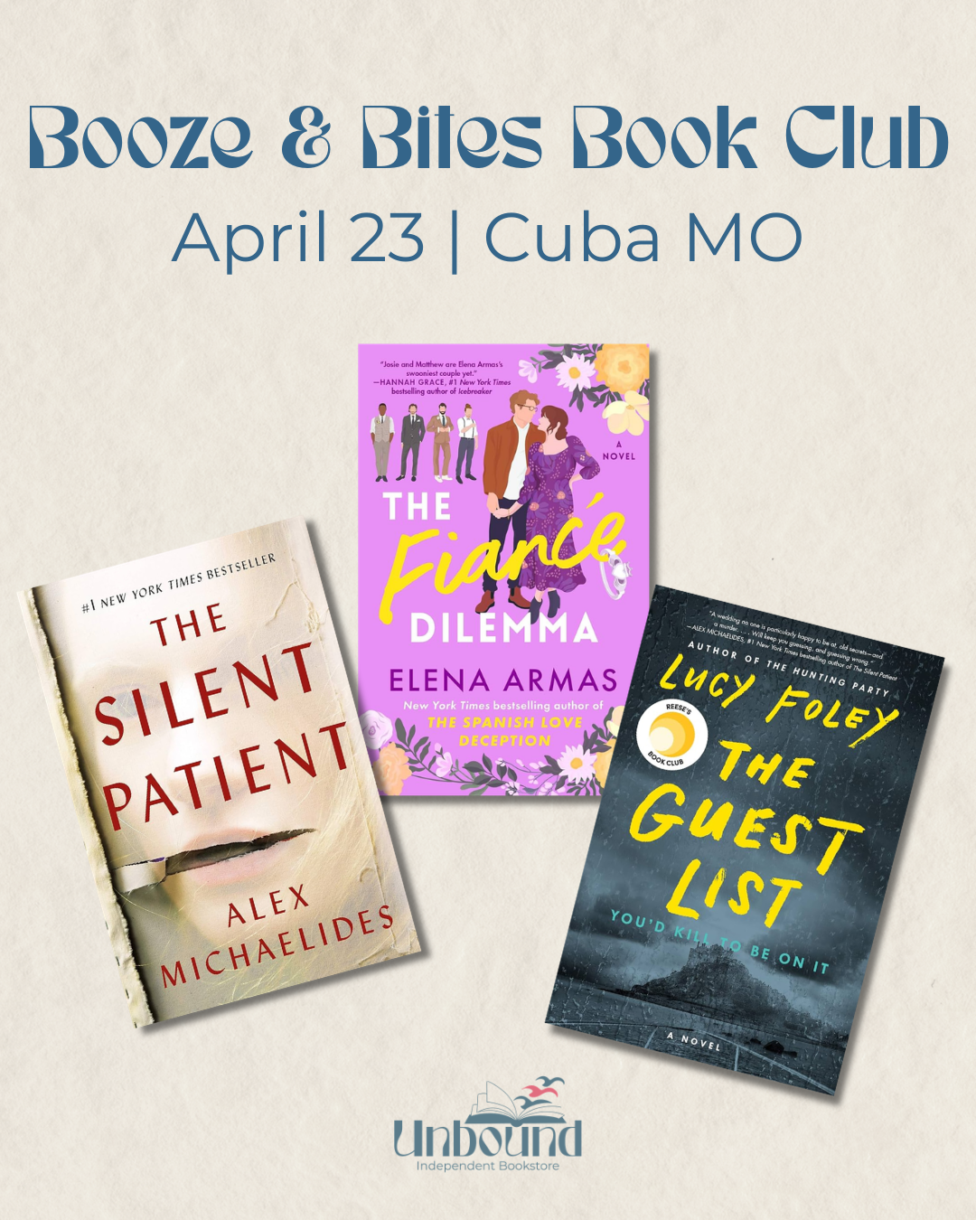 Booze & Bites Book Club