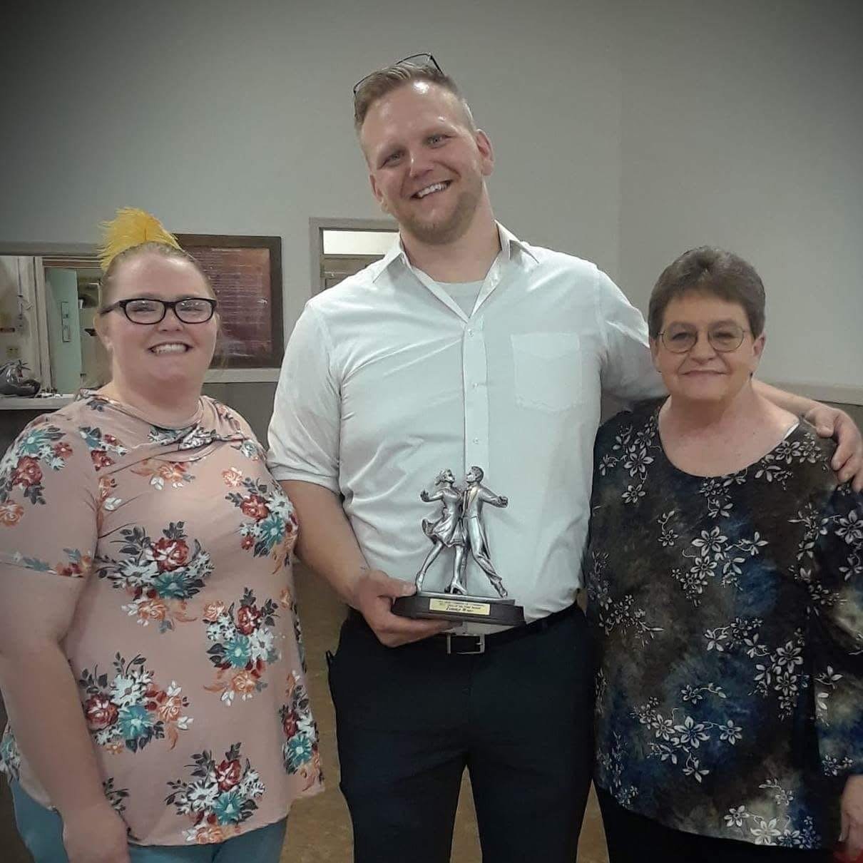 Owner, Jimmy West, receiving Man of the Year 2018