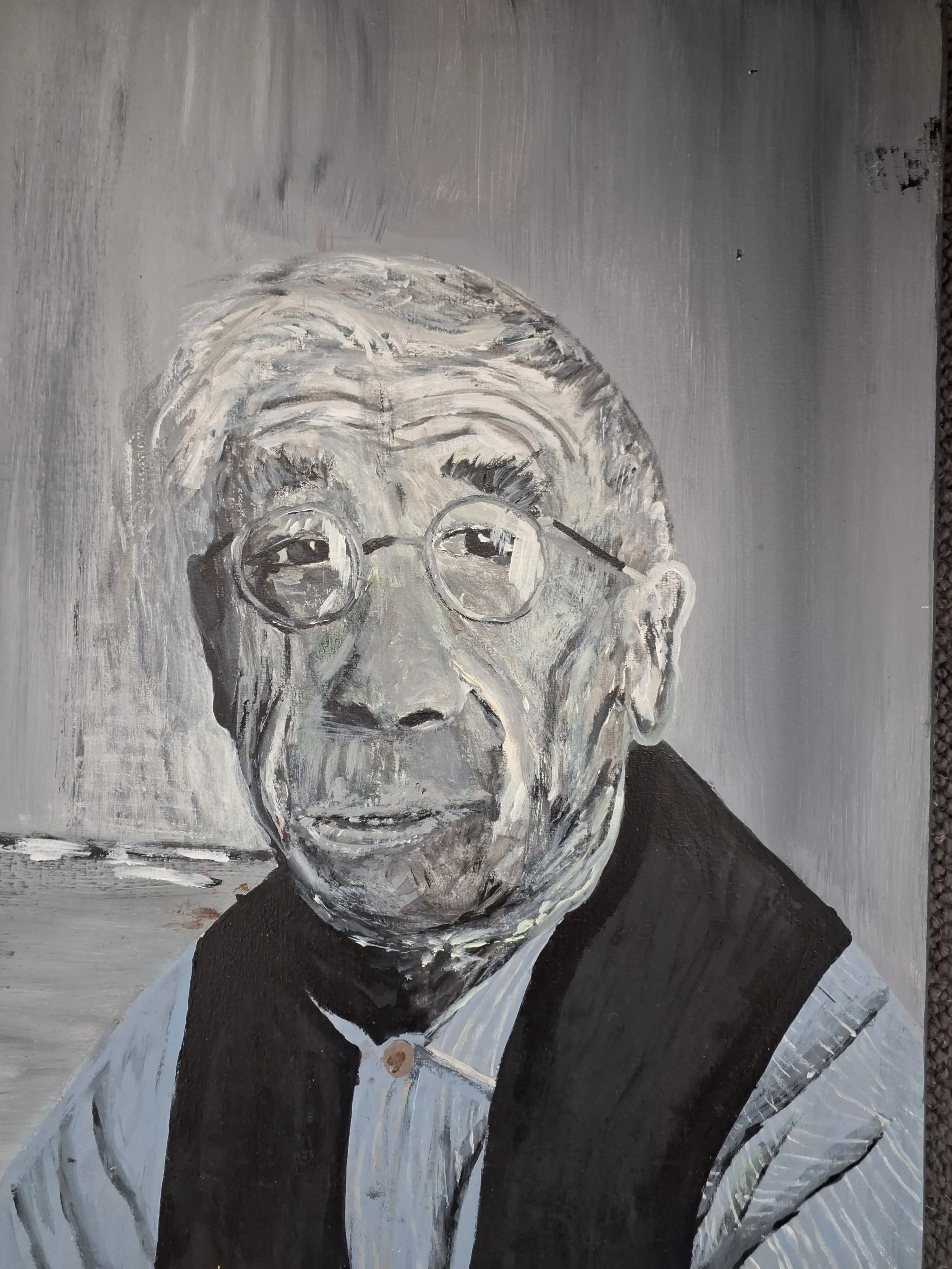 Harry Tucker 
acrylic on canvas 350mm x 450mm unframed
$350.00