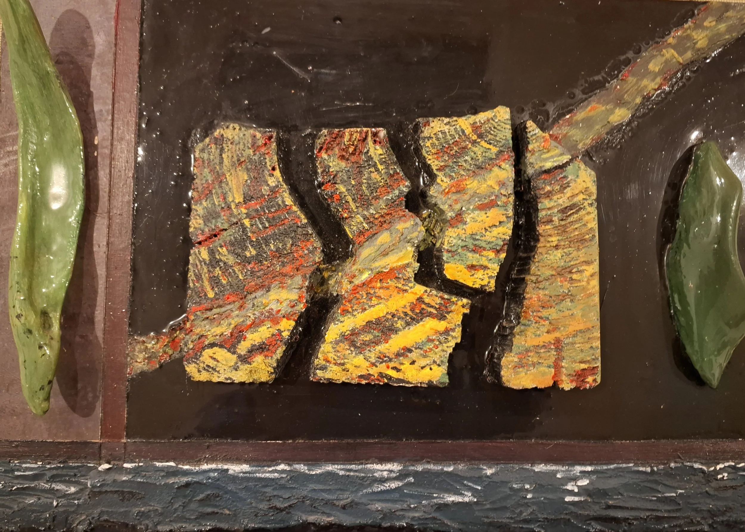 Gondwana
Acrylic and wood 490mm x 600mm
Framed $250.00