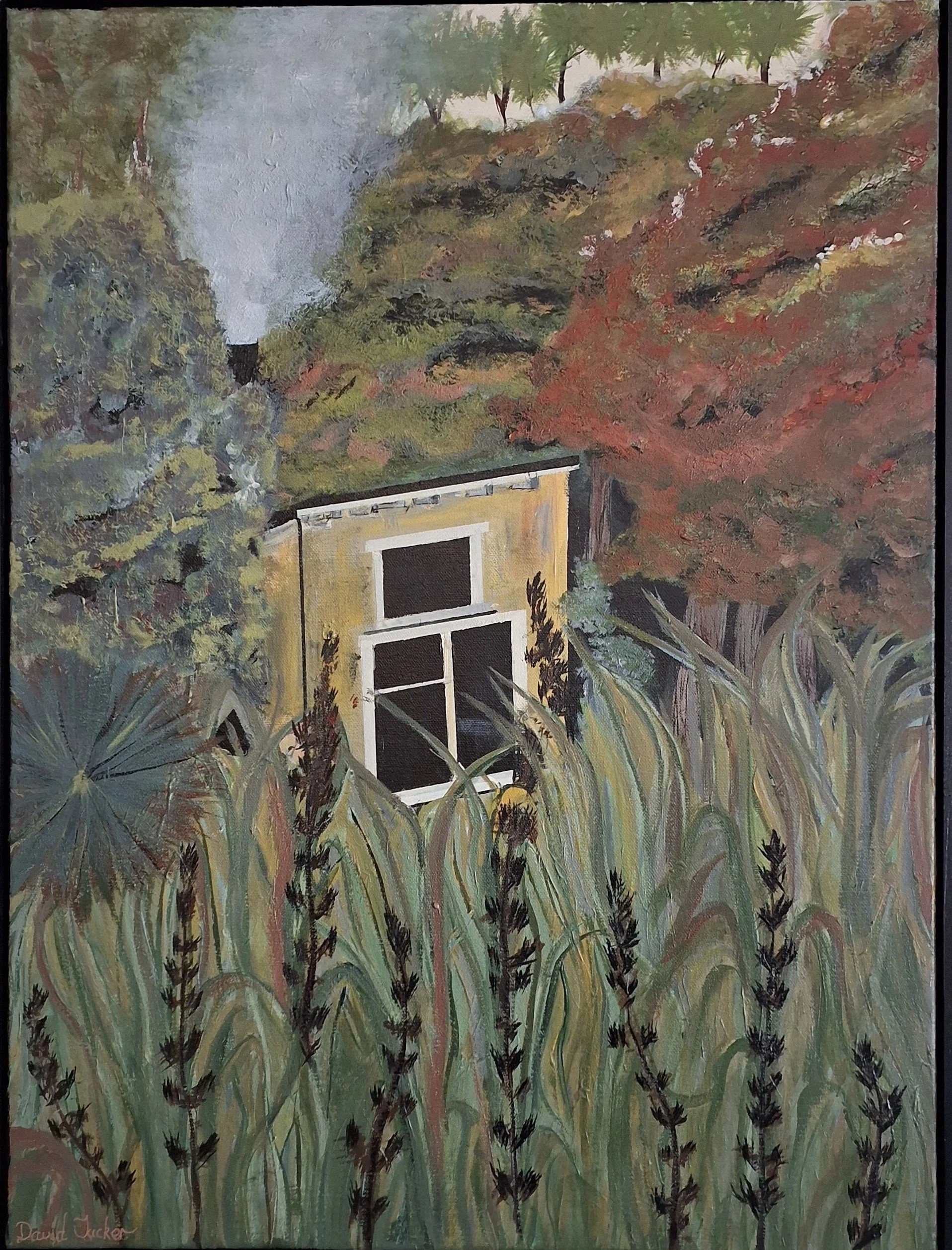 Studio Muriwai
Acrylic on canvas, framed
$300.00