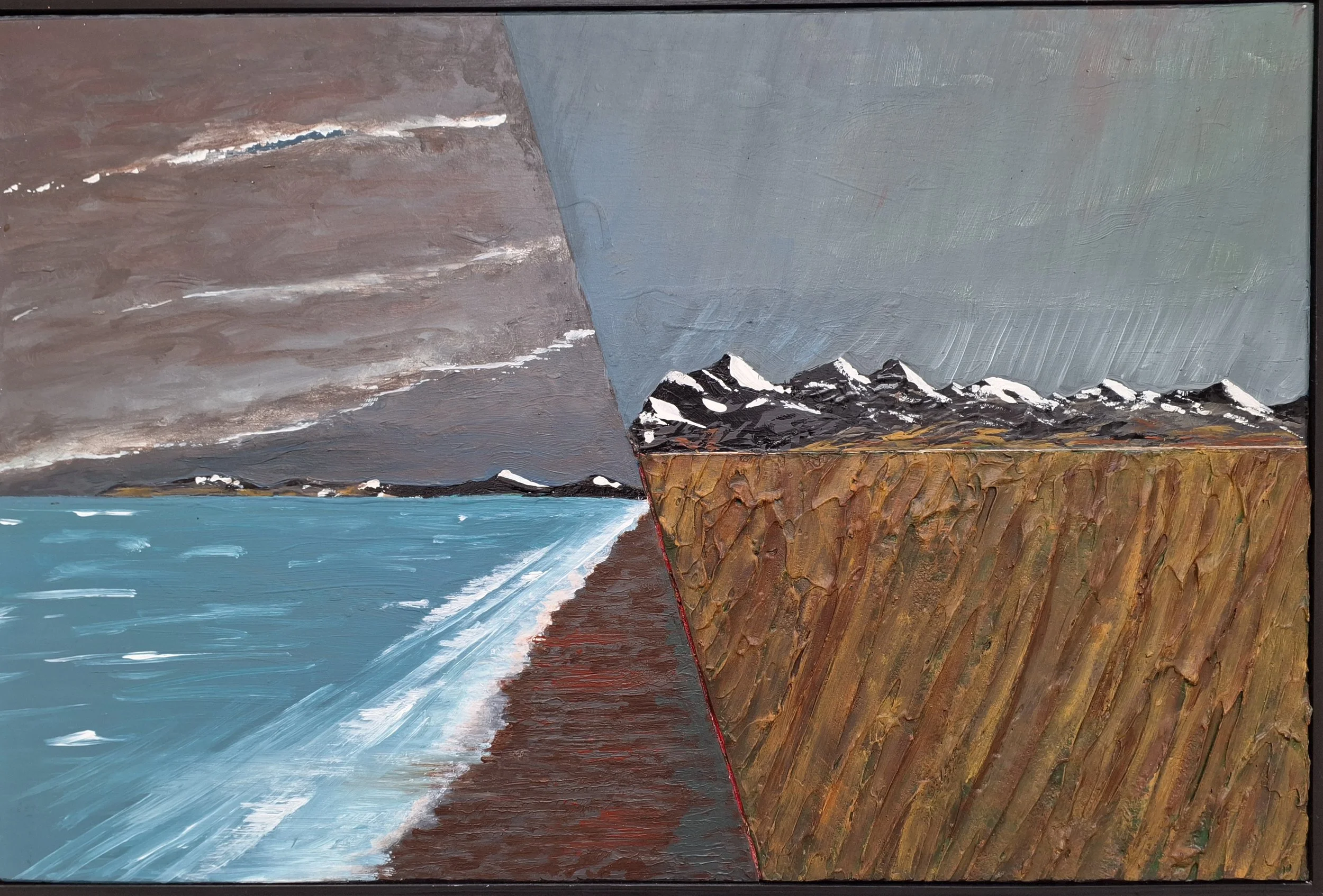 Kaikoura Earthquake
Acrylic on board 
Sold