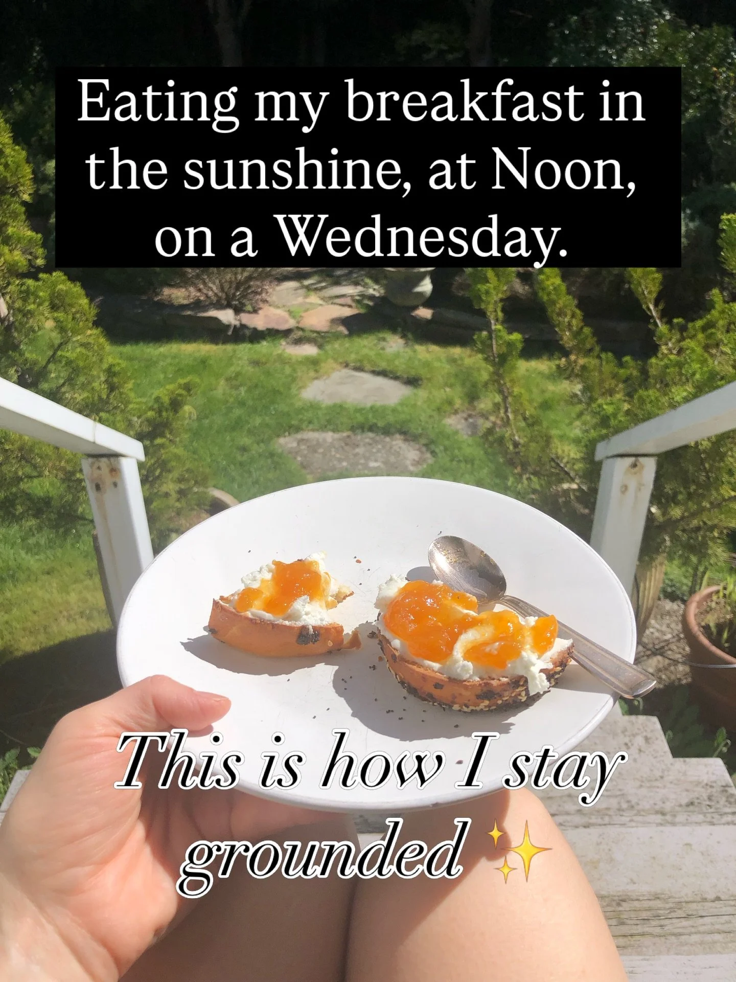 I can&rsquo;t do this everyday, but yesterday I decided to let joy ride and soak it all up. It was glorious. 

I&rsquo;ve been noticing in myself, in the women I talk to and what my clients share, how much we often push towards an imagined distant fu
