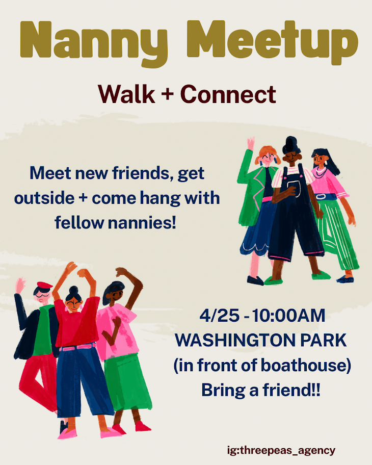 Nanny Walk + Meet at Washington Park  